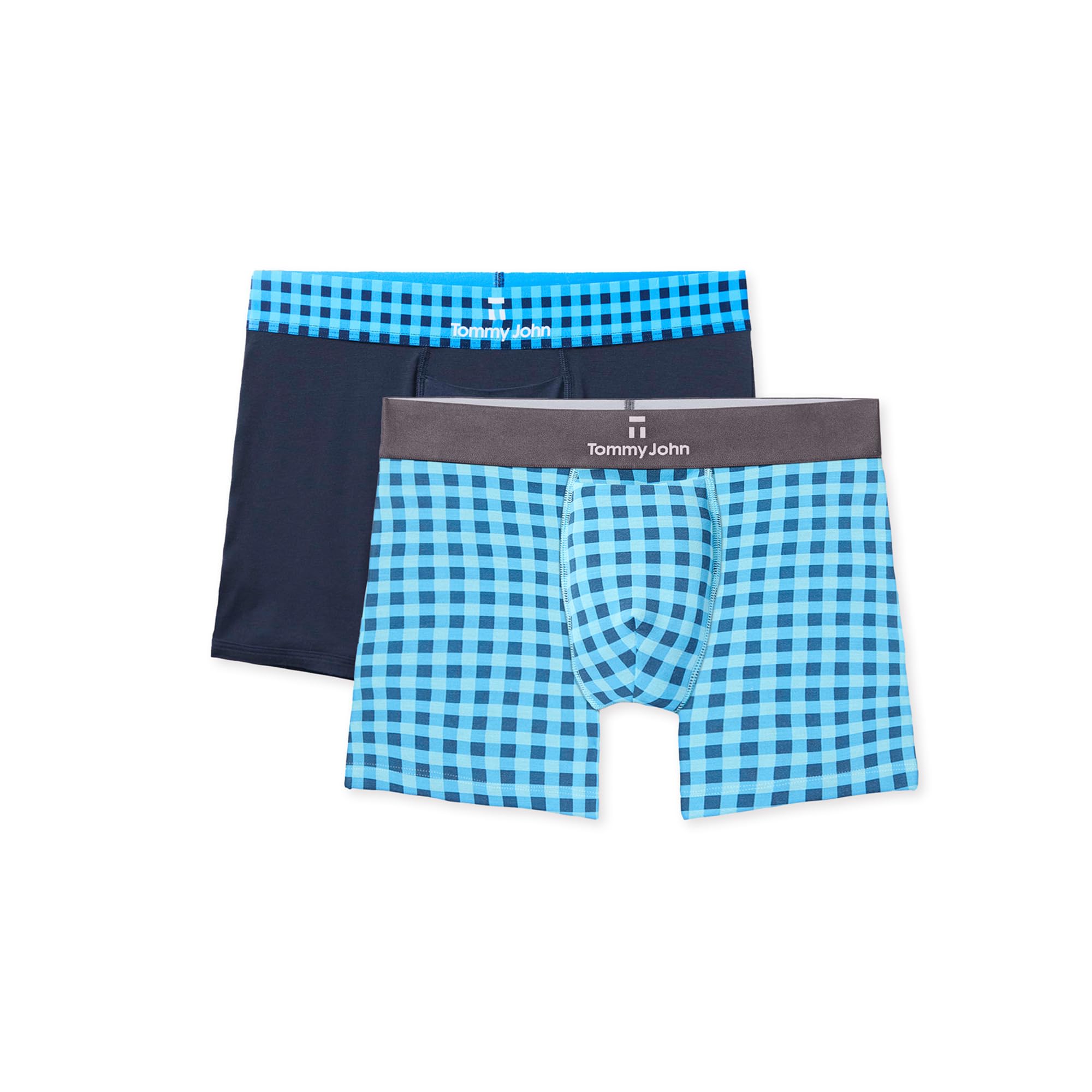 Tommy John Men's Trunk 4” Underwear, Second Skin Boxers with Supportive Contour Pouch, Soft, Breathable Stretch Fabric Boxers
