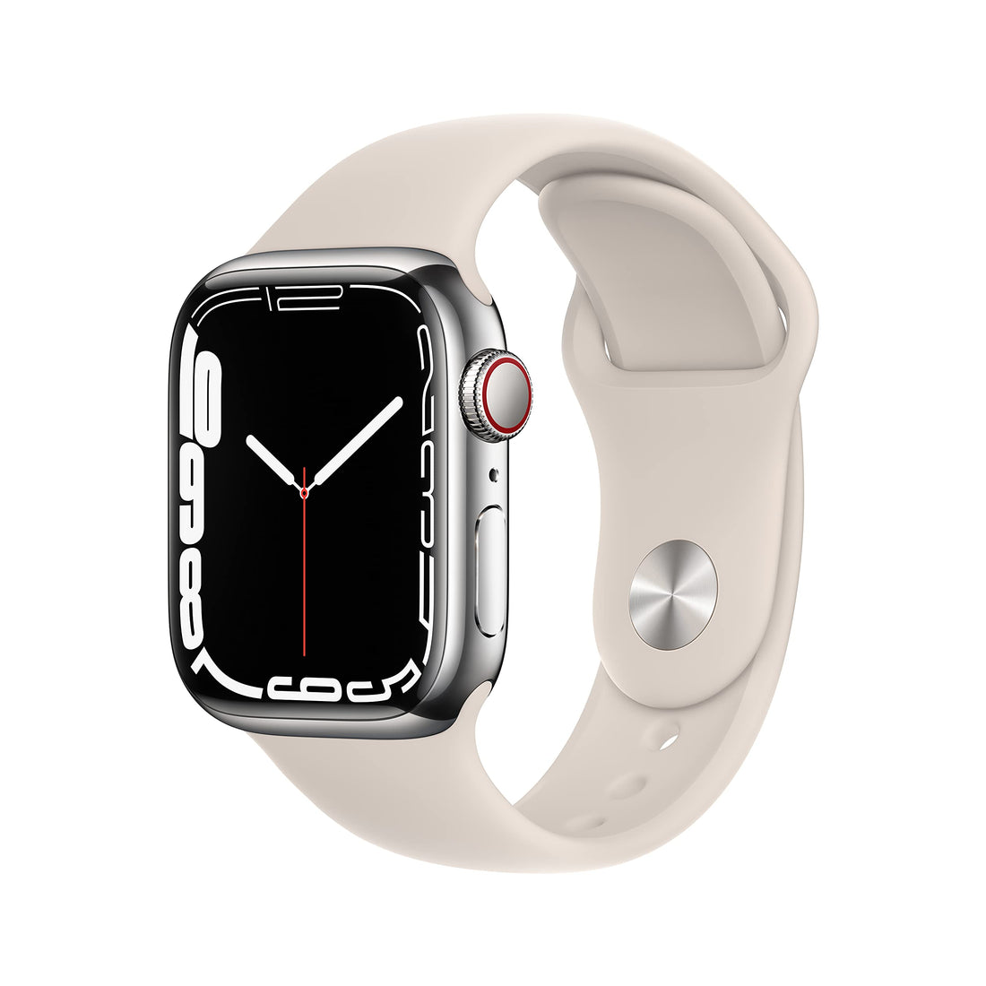 Apple Watch Series 7 [GPS + Cellular 45mm] Smart watch w/ (PRODUCT)RED Aluminum Case with (PRODUCT)RED Sport Band. Fitness Tracker, Blood Oxygen & ECG Apps, Always-On Retina Display, Water Resistant