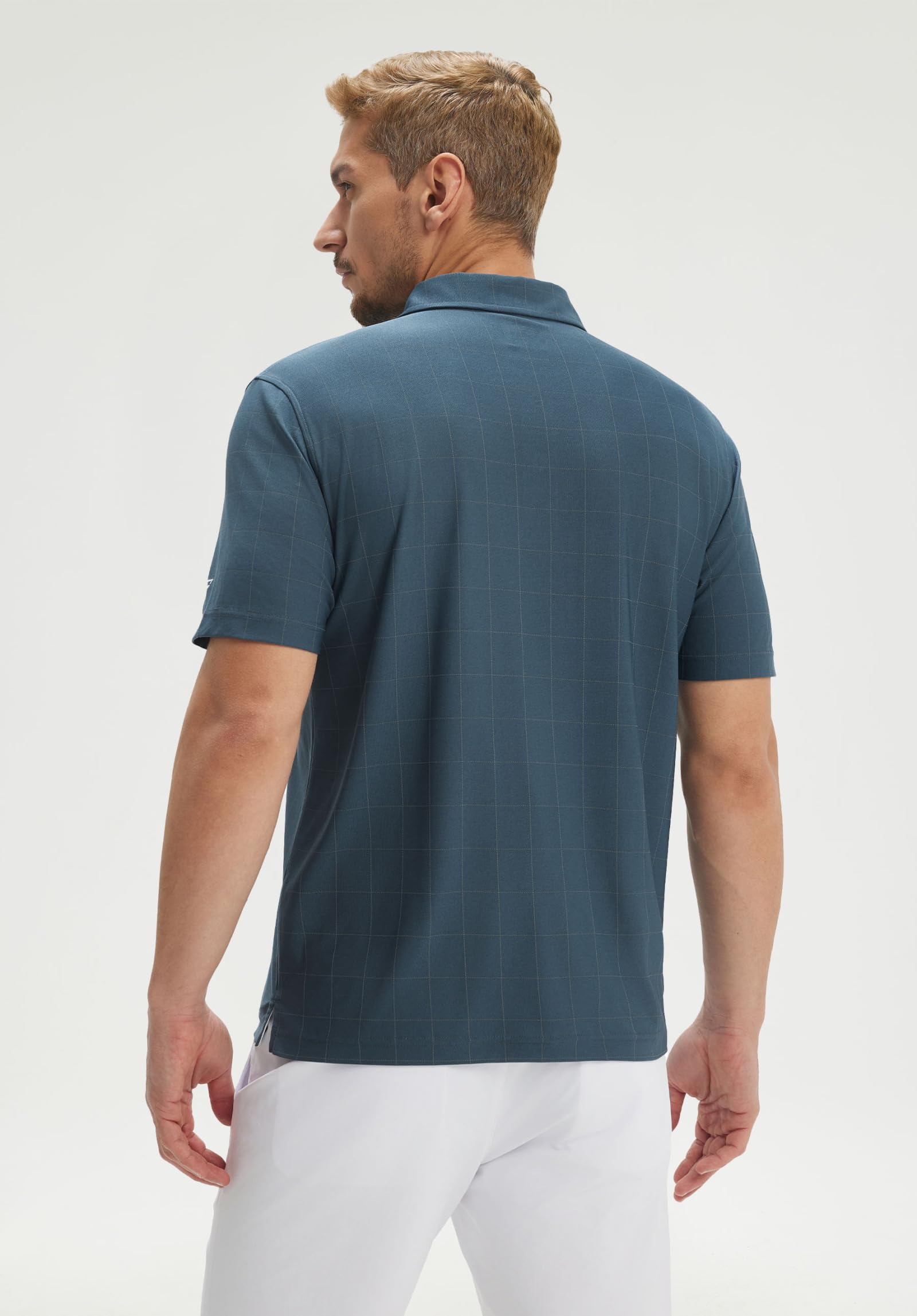 M MAELREG Men's Golf Shirts Short Sleeve Lightweight Performance Moisture Wicking Dry Fit Casual UPF 30+ Polo Shirts for Men