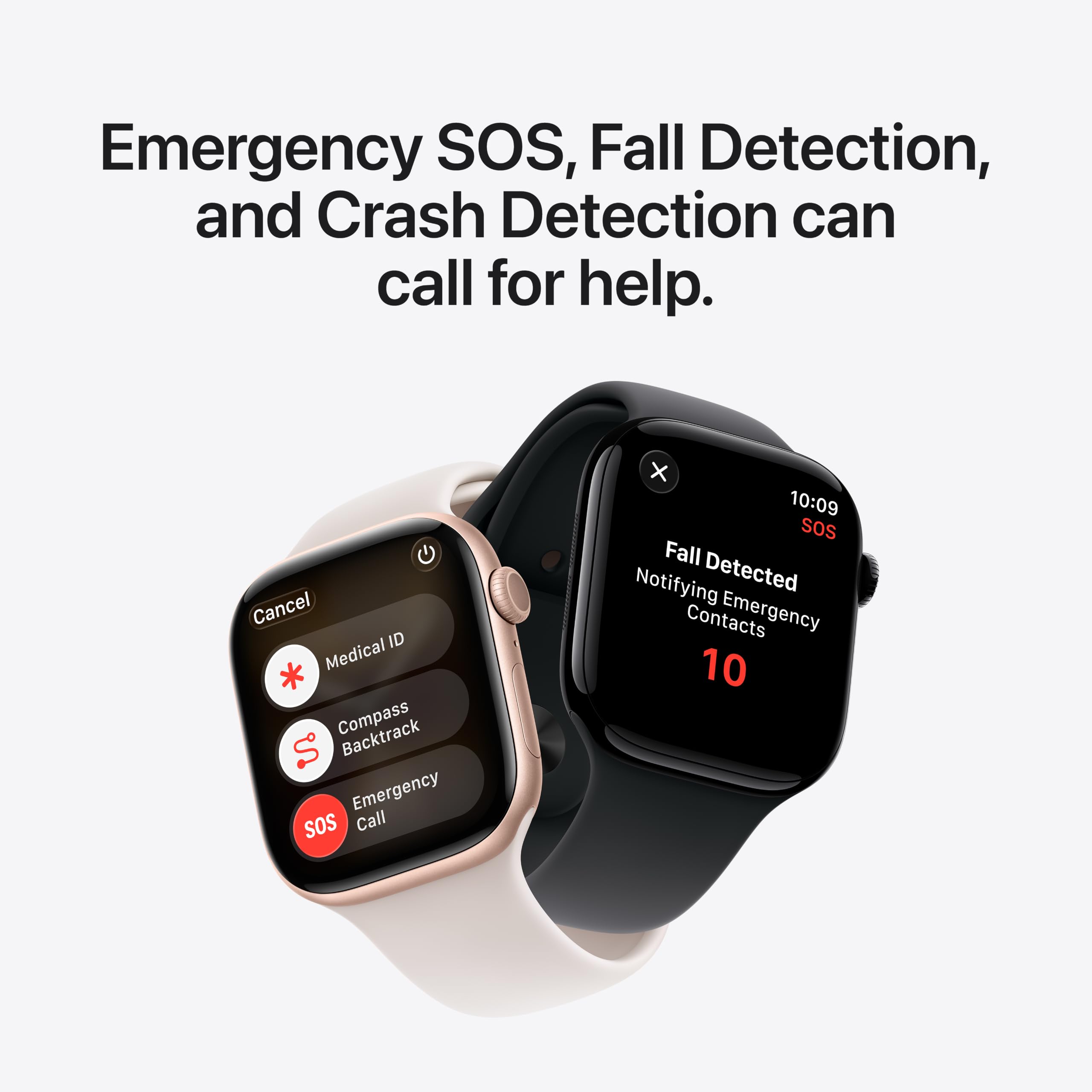 Apple Watch Series 11 [GPS 42mm] Smartwatch with Rose Gold Aluminum Case with Light Blush Sport Band - S/M. Sleep Score, Fitness Tracker, Health Monitoring, Always-On Display, Water Resistant
