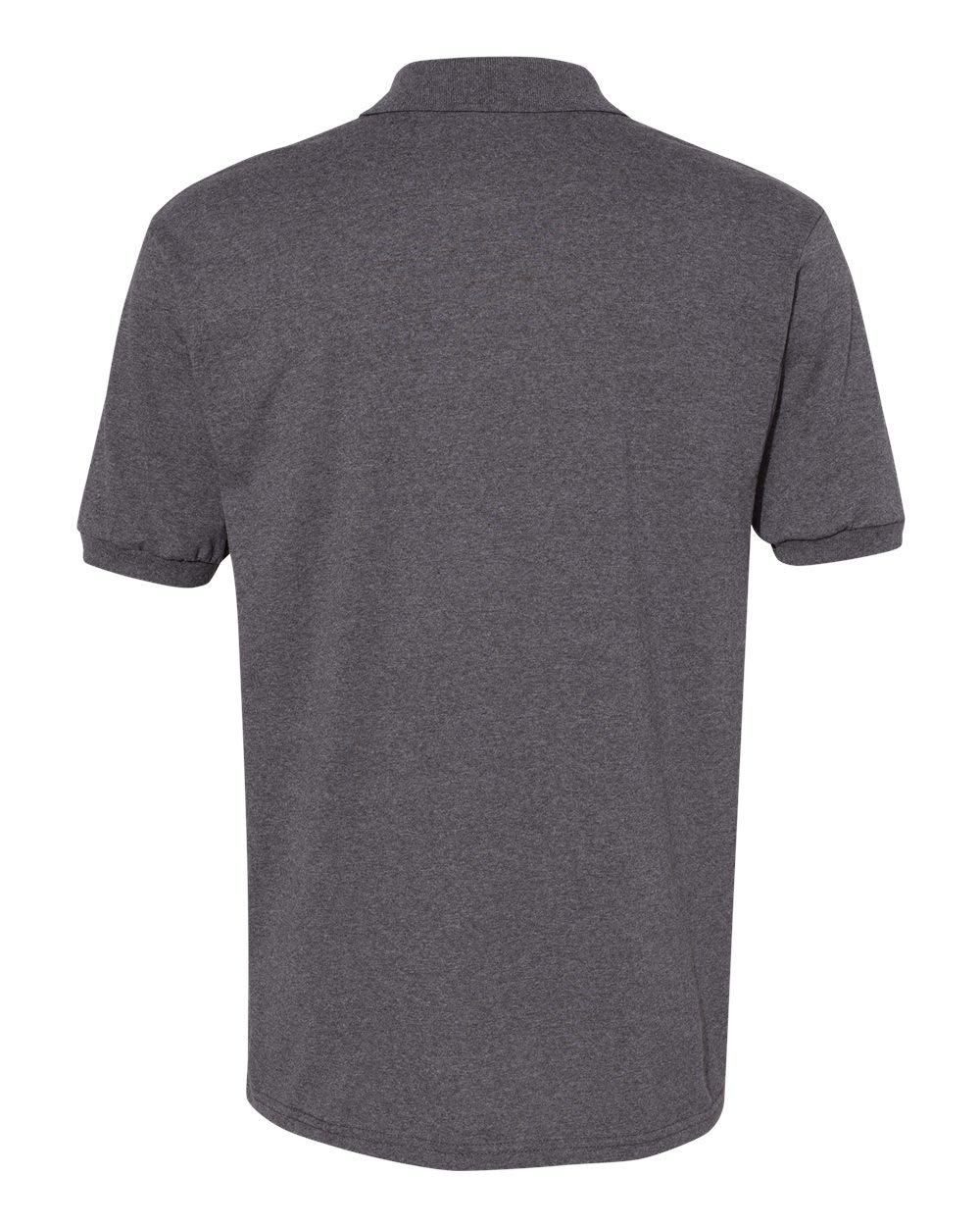 Hanes EcoSmart Men's Polo Shirt, Cotton Jersey