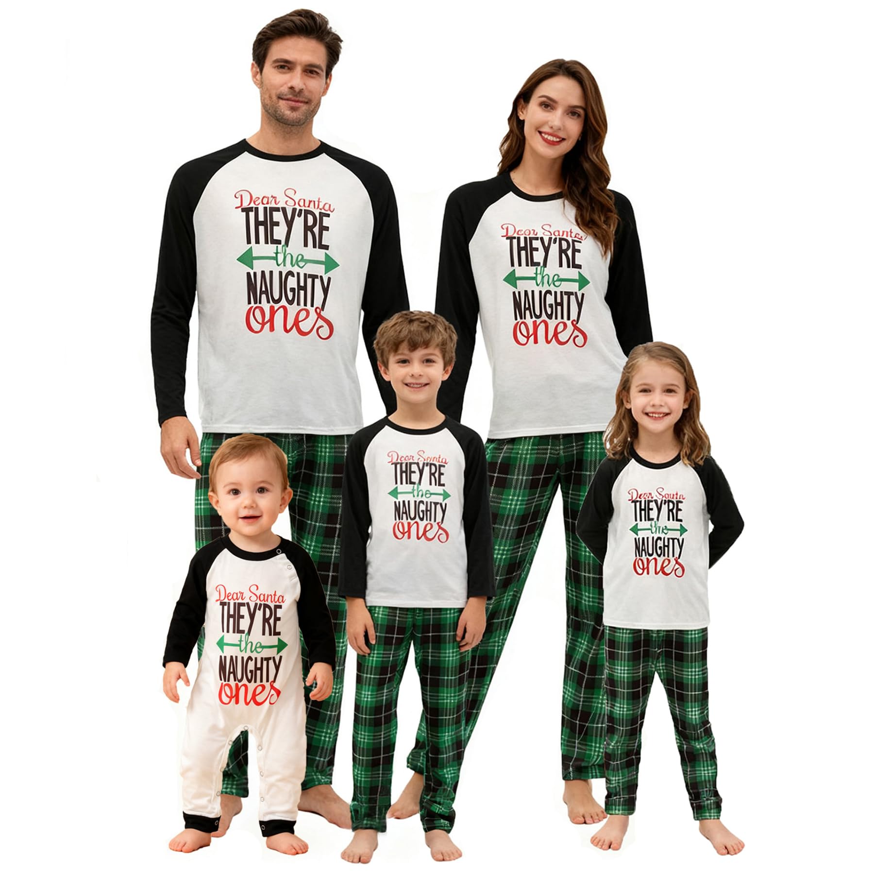 WephuPSho Christmas Family Matching Pajamas, Festive Xmas Jammies Sets for the Whole Family, Holiday Pjs Christmas