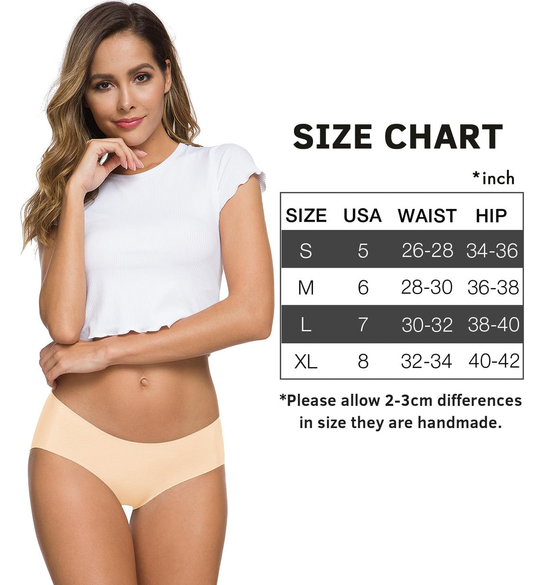 Altheanray Womens Underwear Cotton Underwear for Women Seamless Hipster Bikini Briefs Panties 6 Pack