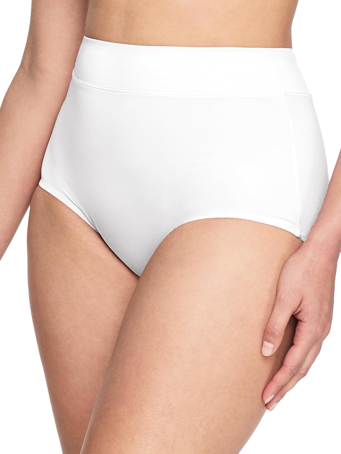 Warner's Women's No Pinching No Problems Hi Cut Brief Panty