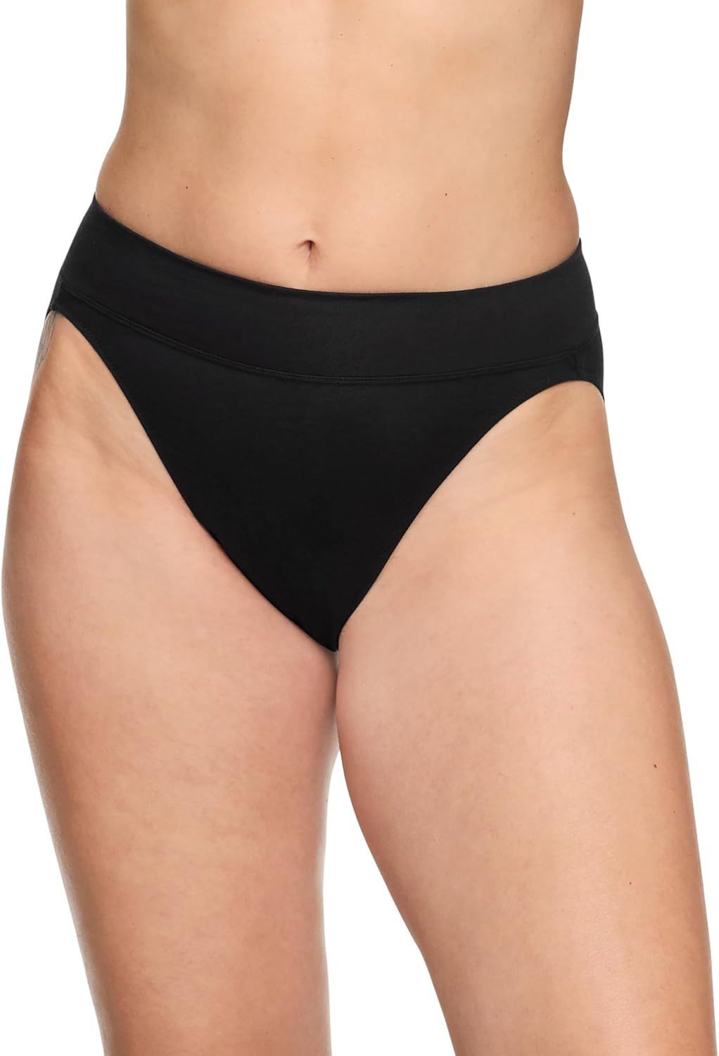 Warner's Women's No Pinching No Problems Dig-free Mid-waist 3-pack Hi-cut Rt4403p