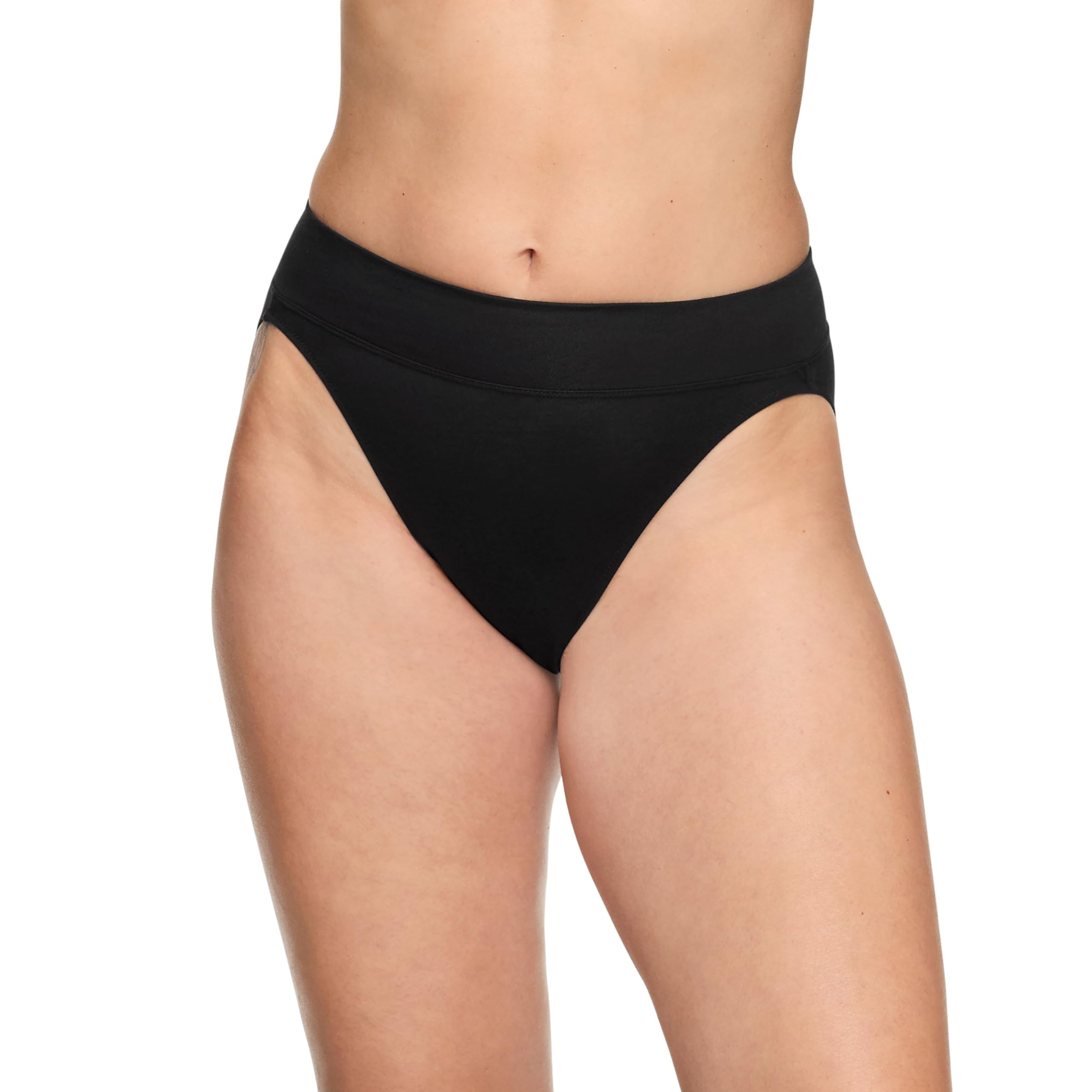 Warner's Women's No Pinching No Problems Dig-free Mid-waist 3-pack Hi-cut Rt4403p