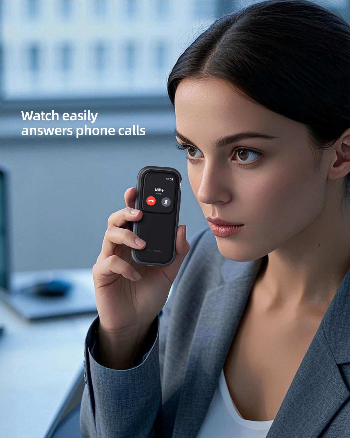 Compatible with Apple Watch Case Ultra 3/Ultra 2/Ultra 49mm- Turn Your Apple Watch into a Smartphone Replacement & Reduce Mobile Phone Dependency (iWatch Not Included)
