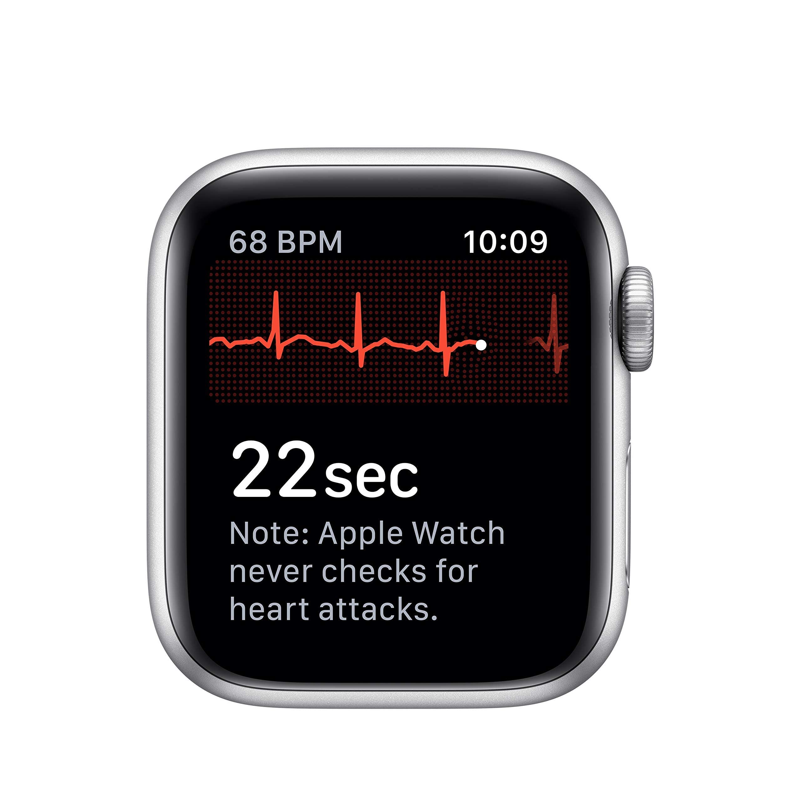 Apple Watch Series 5 (GPS, 44MM) - Space Gray Aluminum Case with Black Sport Band (Renewed)