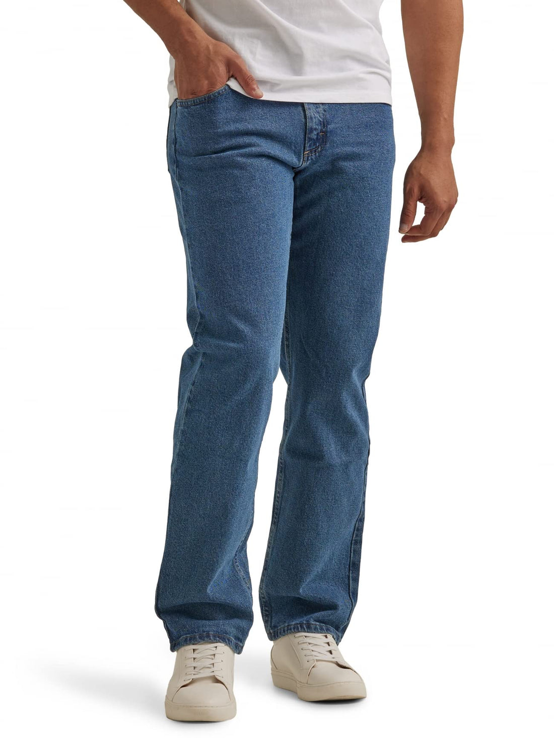 Wrangler Authentics Men's Classic 5-Pocket Relaxed Fit Flex Jean