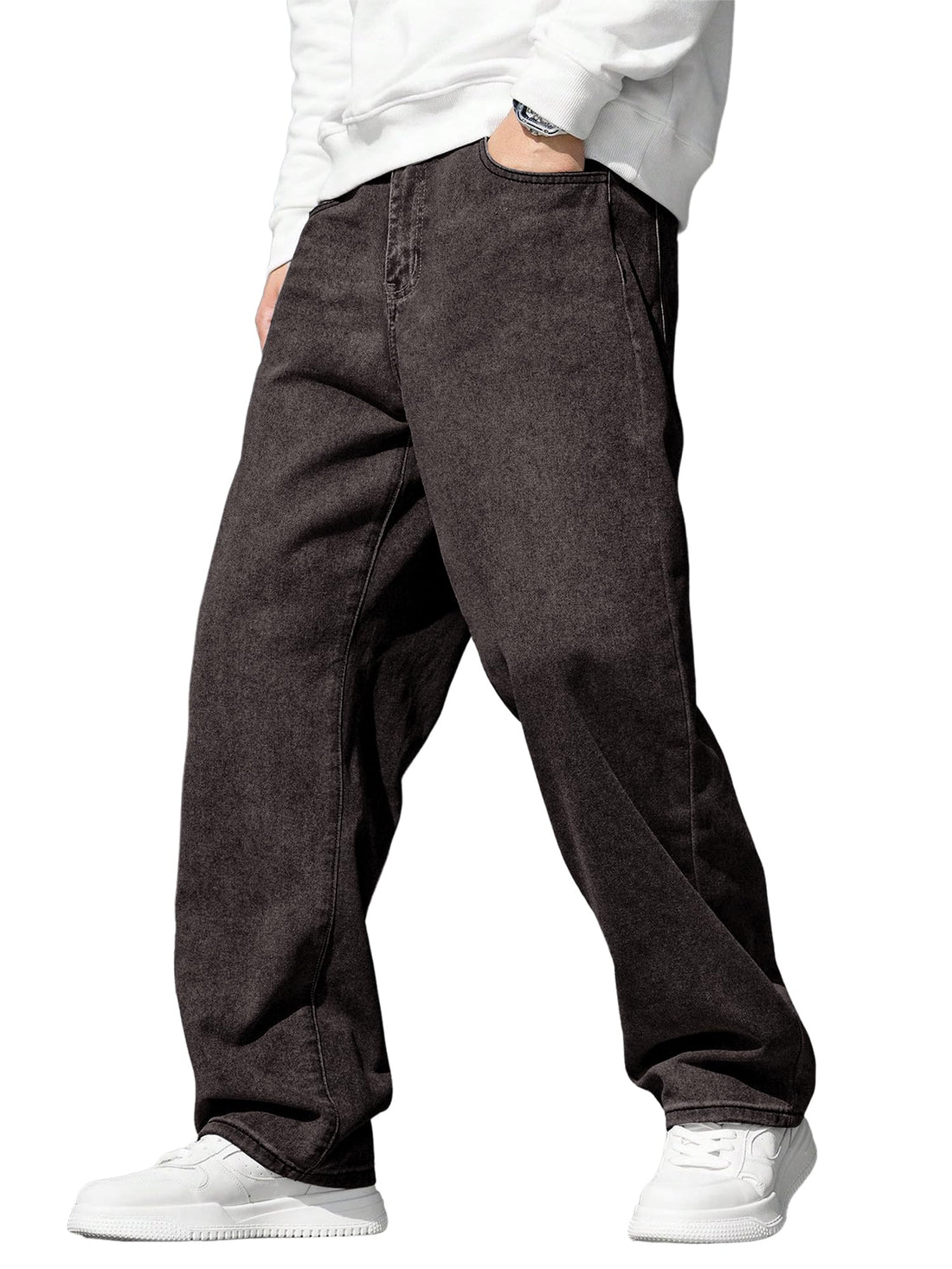 JMIERR Mens Baggy Jeans Wide Leg Y2K Loose Fit Denim Pants | Vintage Relaxed Loose Fit, Stretch, Straight Leg, Skater Streetwear, 5 Pockets, Casual Carpenter Jean, Hip Hop