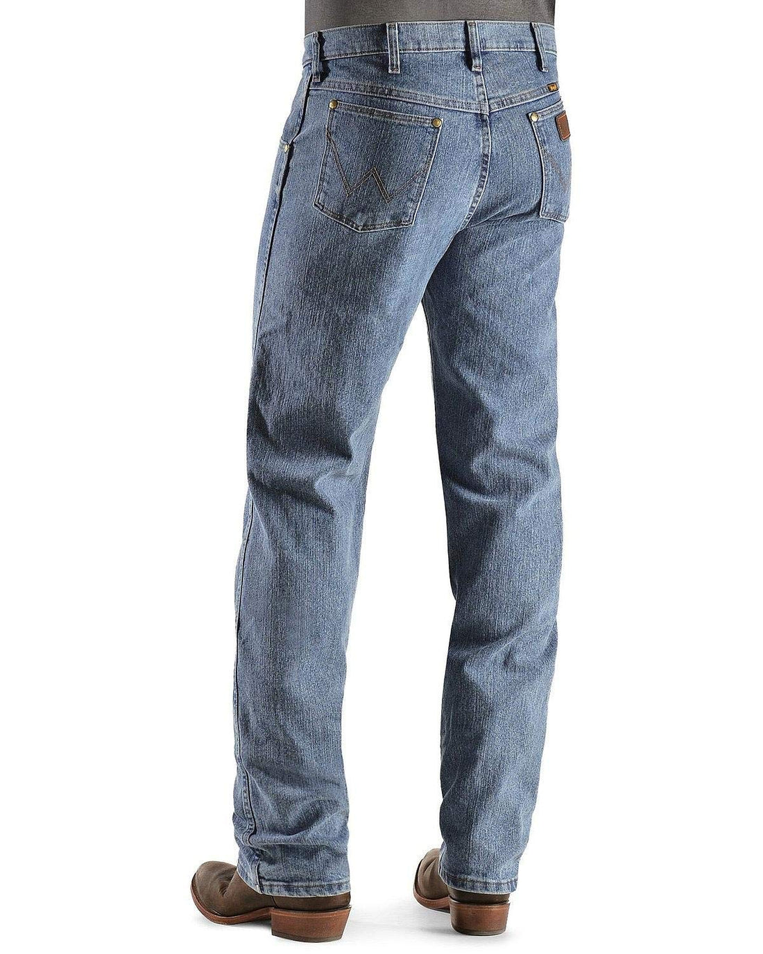 Men's Wrangler Premium Performance Regular Fit Blue Jean - 47MWZSW