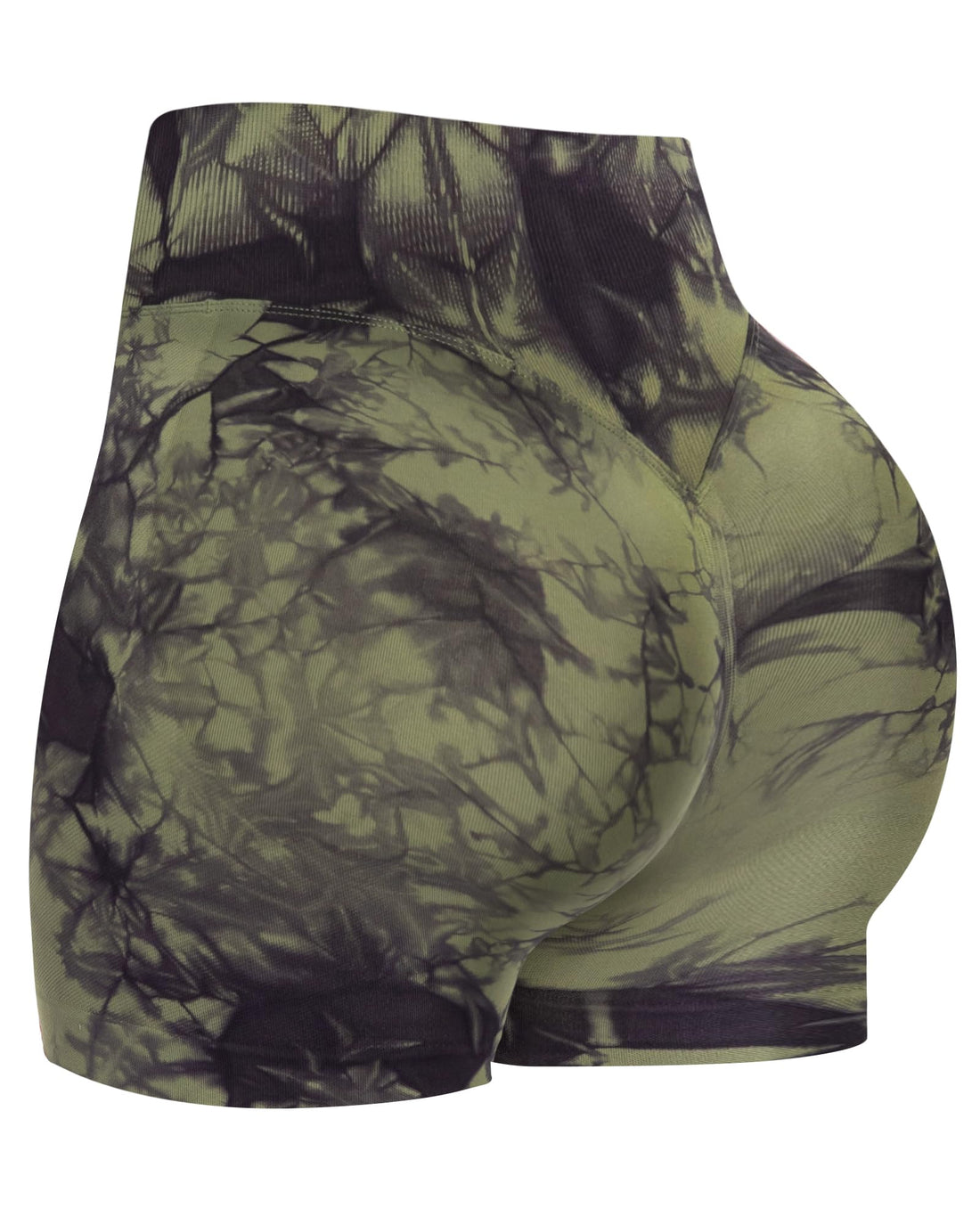 ATHVOTAR Workout Gym Shorts Women, High Waisted Seamless Butt Lifting Scrunch Butt Sports Shorts