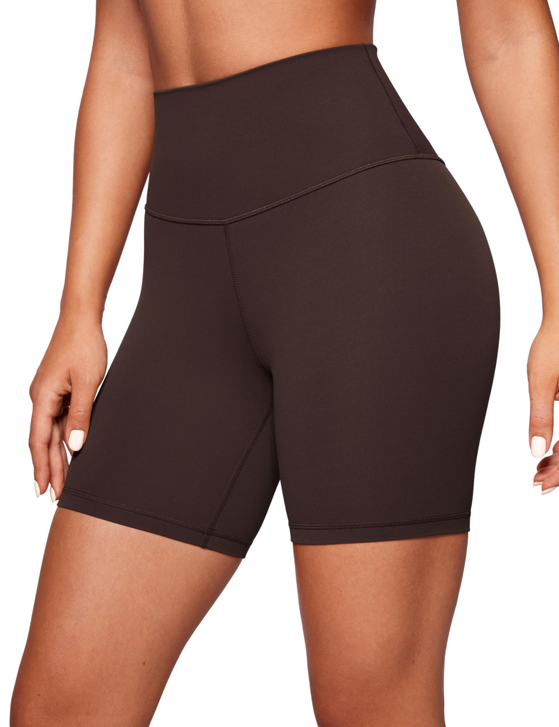 CRZ YOGA Butterluxe Biker Shorts 6" | Extremely Soft, Gentle Compression, Yoga, High Waisted, for Women