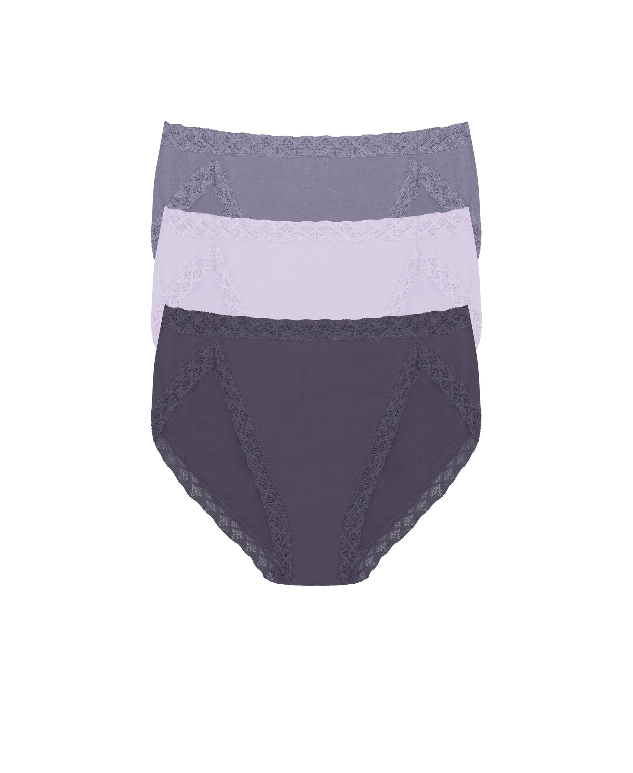 Natori Women's Pima Bliss French Cut Briefs 3 Pack