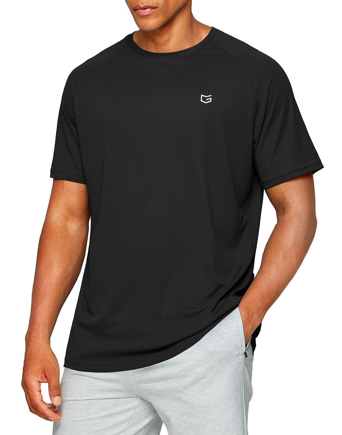 G Gradual Men's Workout Quick Dry T-Shirts Short Sleeve Lightweight Cooling Gym Shirts Tee for Running, Beach, Hiking