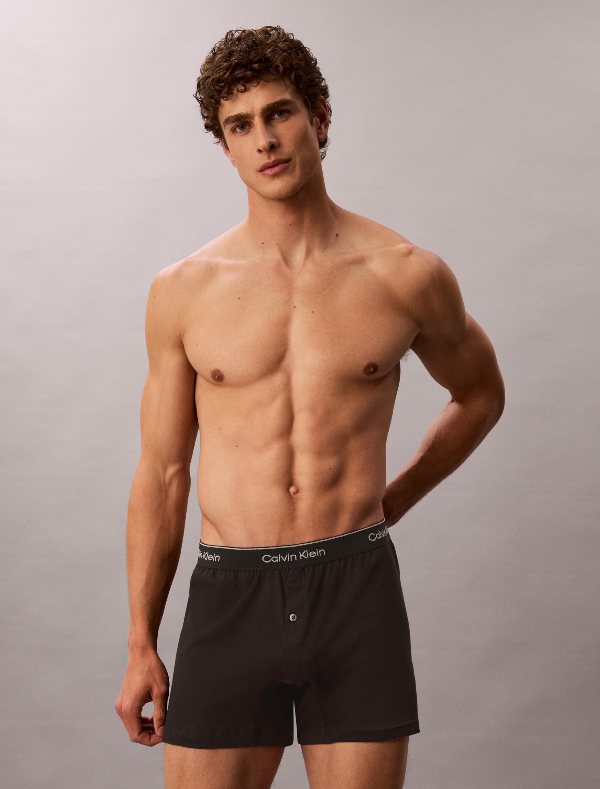 Calvin Klein Men's Cotton Classics 3-Pack Knit Boxer