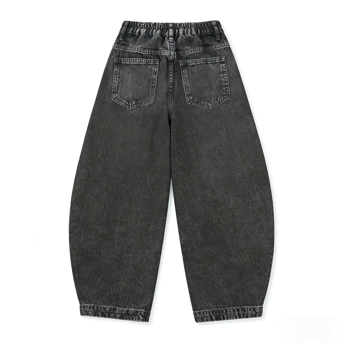 Baggy Jeans for Boys Cargo Jeans, Mid Rise Elastic Waist Multi-Pockets Denim Pants School Streetwear Size 8-12