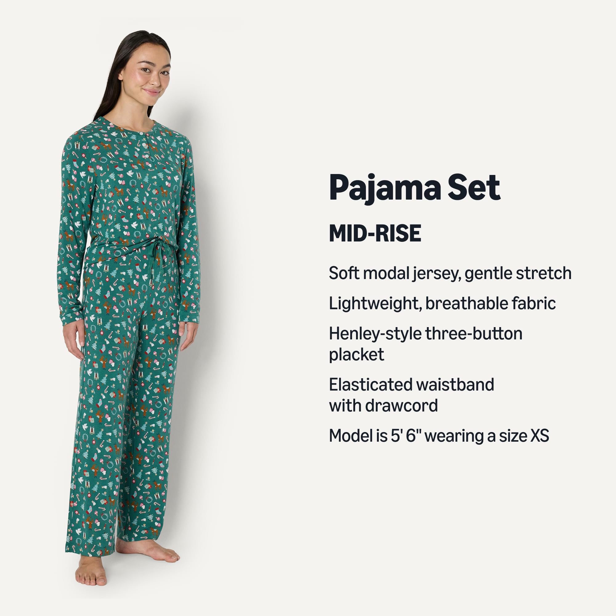 Amazon Essentials x Sofia Grainge Matching Holiday Family Pajama Sets