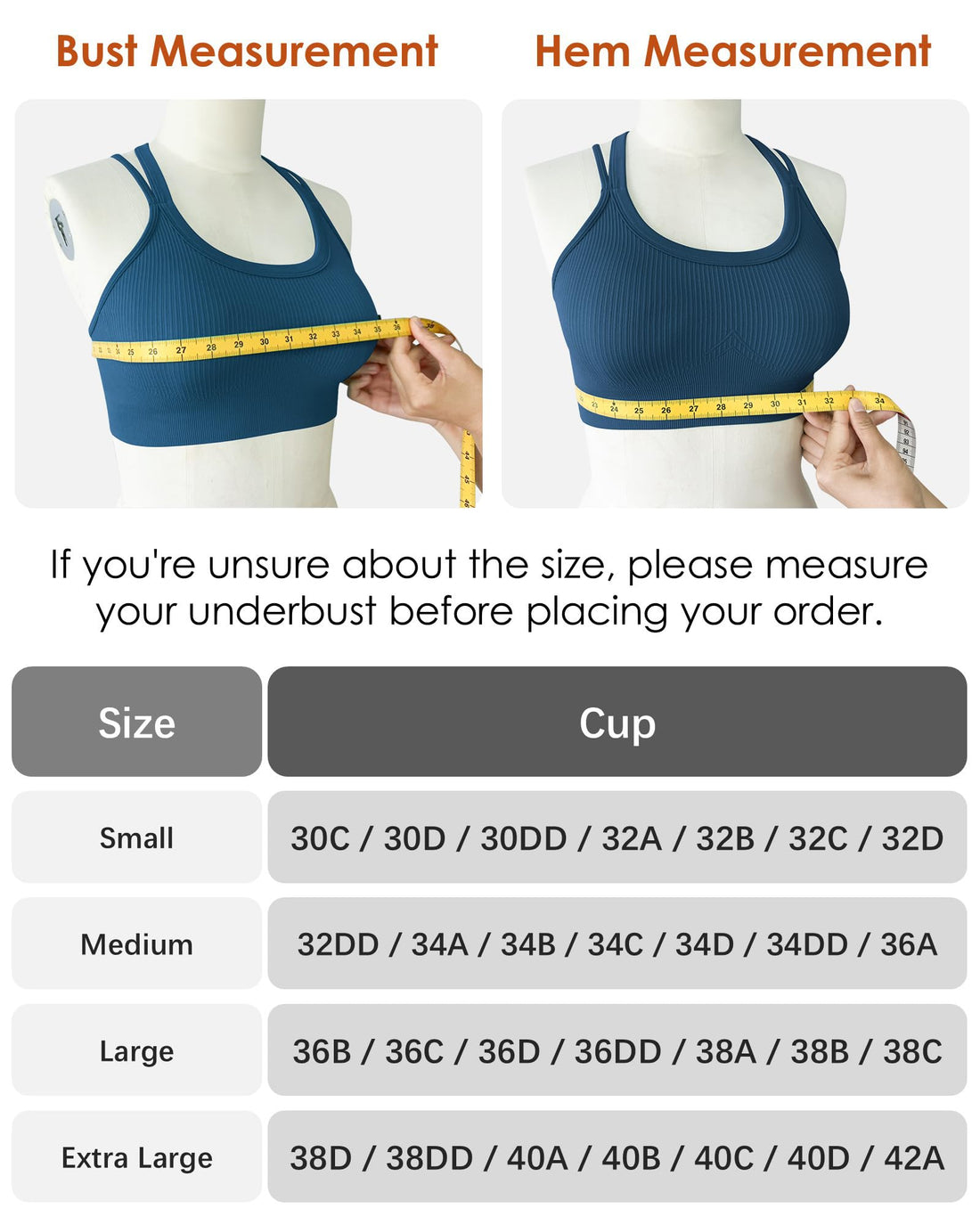 Sports Bras for Women HIigh Support, Criss-Cross Back Padded Strappy High Impact Sports Bras for Women Large Bust