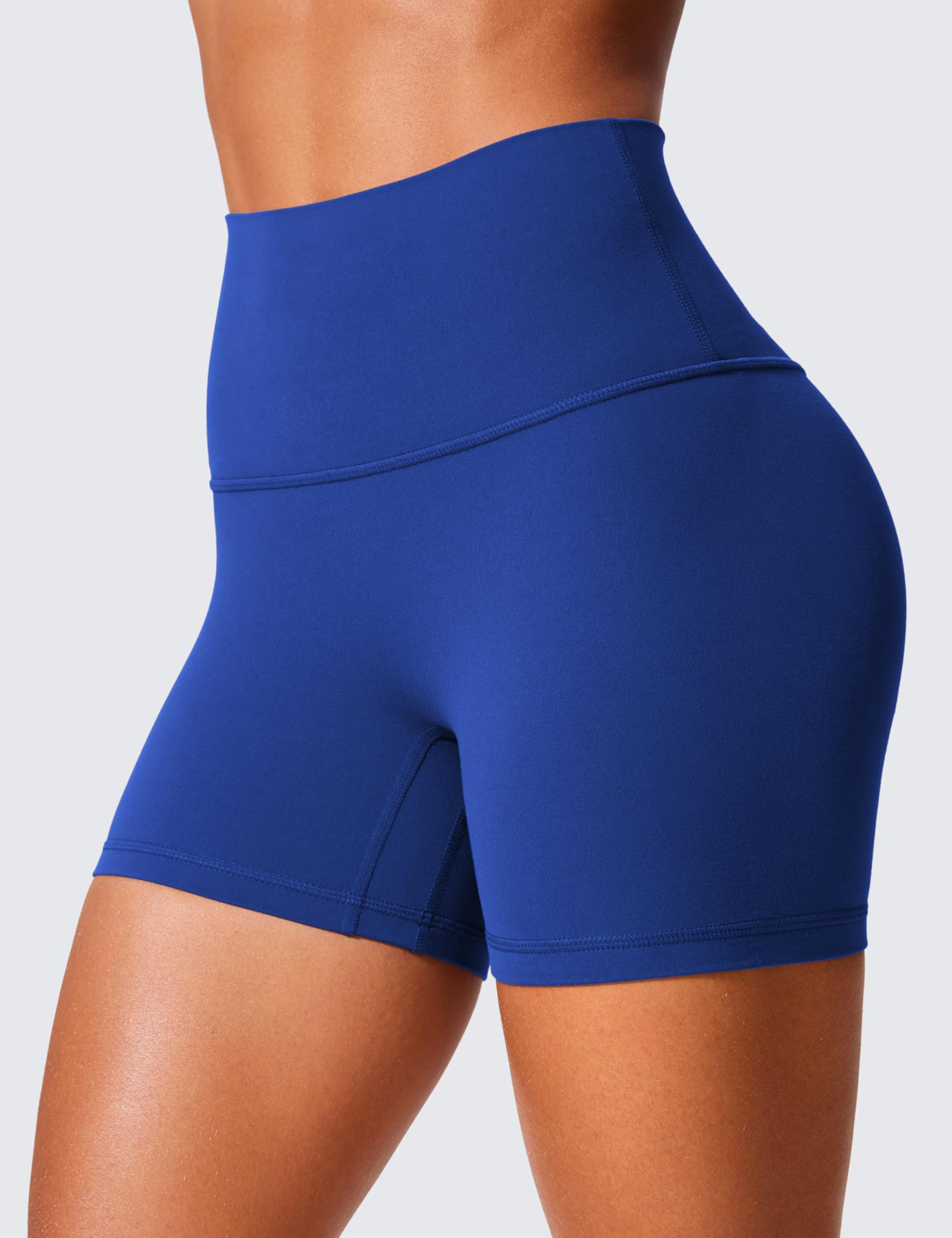 CRZ YOGA Secretsculpt Biker Shorts 4" | Booty Scrunch Butt, Butterlift, Buttery Soft, Moderate Compression, Workout, Pilates, No Front Seam, High Waist, for Women