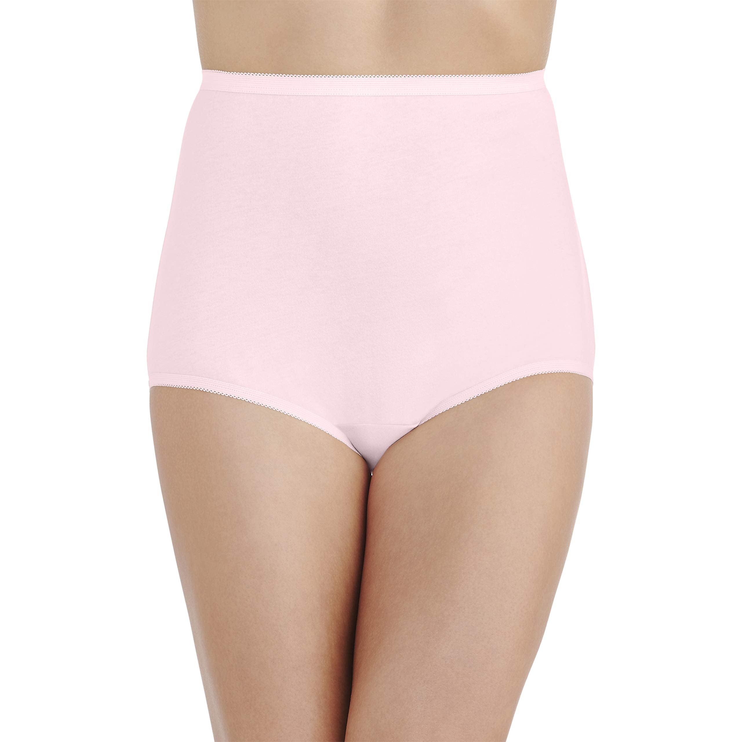 Vanity Fair Women's High Waisted Underwear, Full Coverage Ladies Panties, Perfectly Yours Briefs