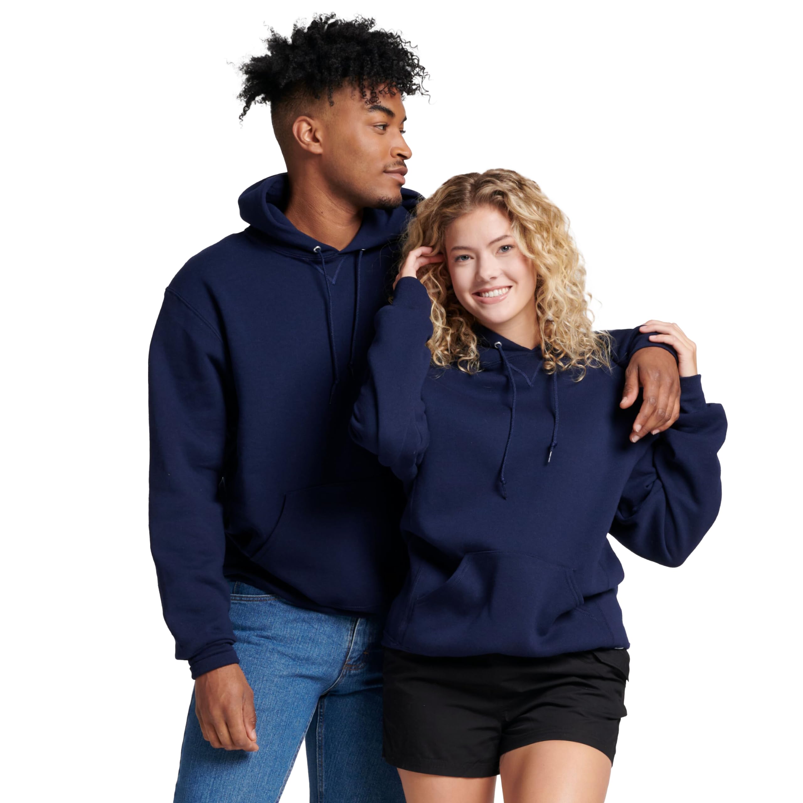 Russell Athletic mens Dri-power Fleece Hoodies, Moisture Wicking, Cotton Blend, Relaxed Fit, Sizes S-4x
