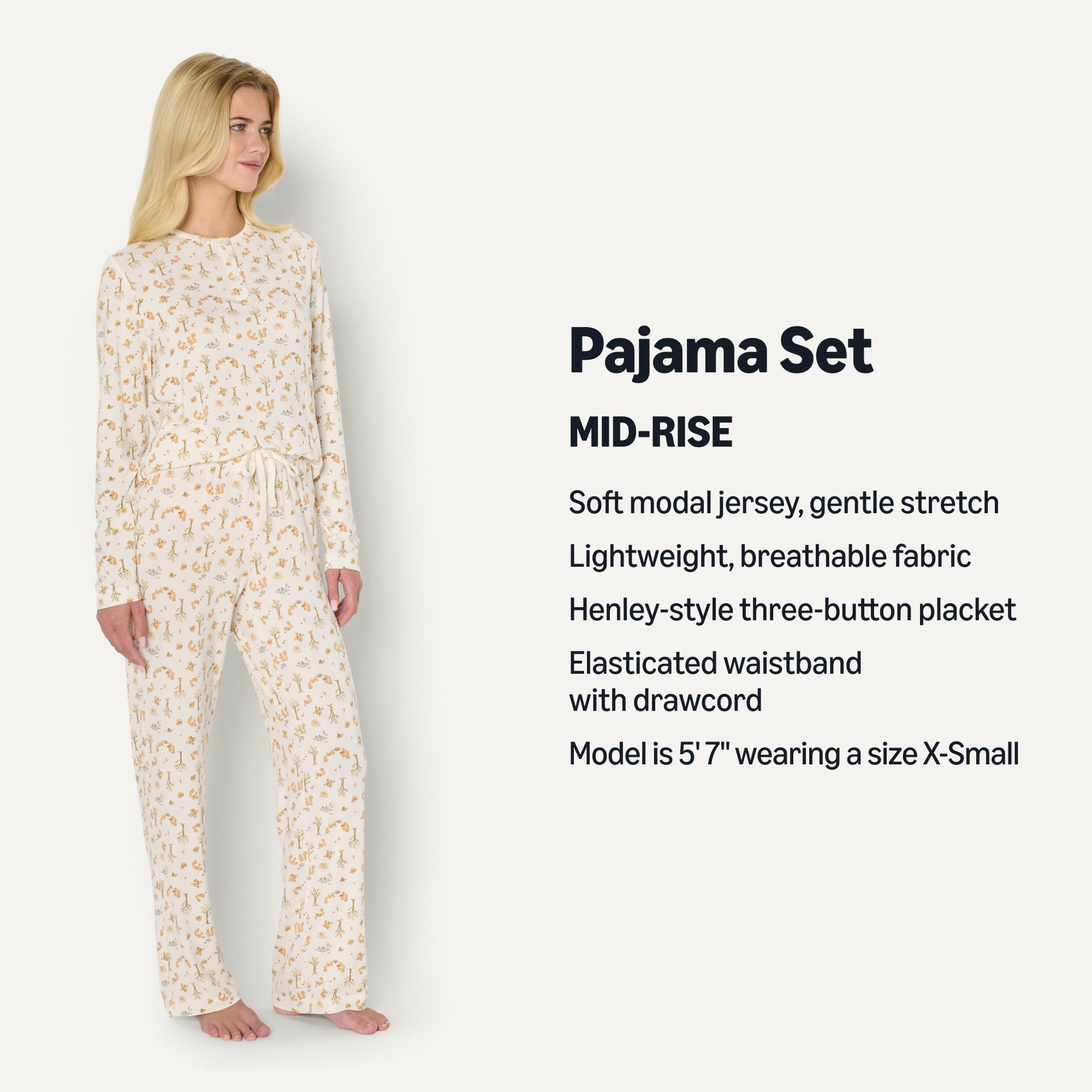 Amazon Essentials x Sofia Grainge Mommy and Me Long Sleeve Pajama Set