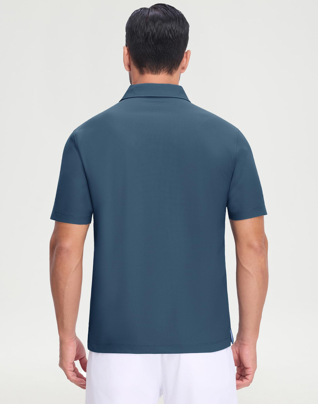 M MAELREG Golf Shirts for Men Dry Fit Waffle Textured Collared Short Sleeve Moisture Wicking Casual Sports Mens Polo Shirts