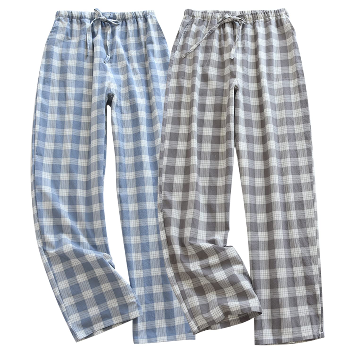 STMAHER Men's Plaid Pajama Pants Cotton Sleep Pants