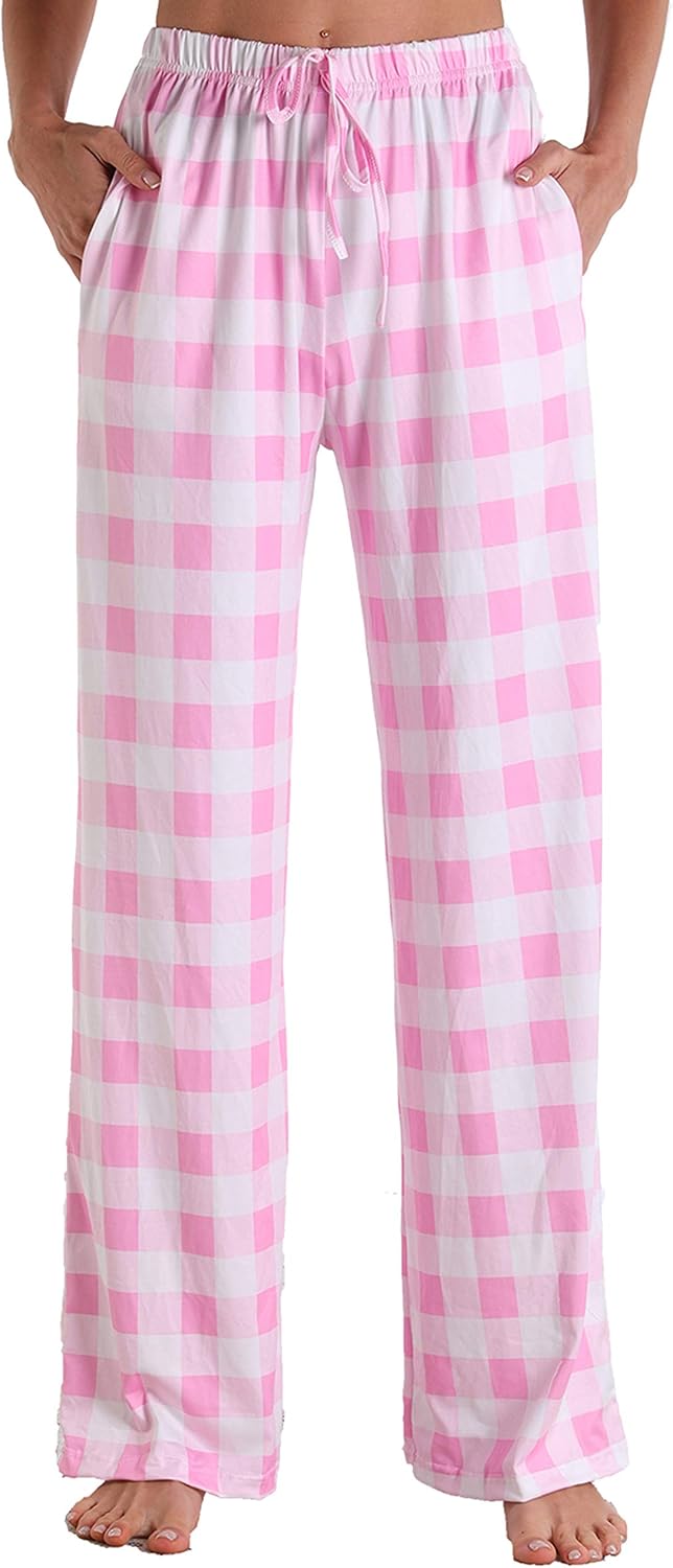X-Image Women Comfy Casual Pajama Pants with Pockets & Drawstring