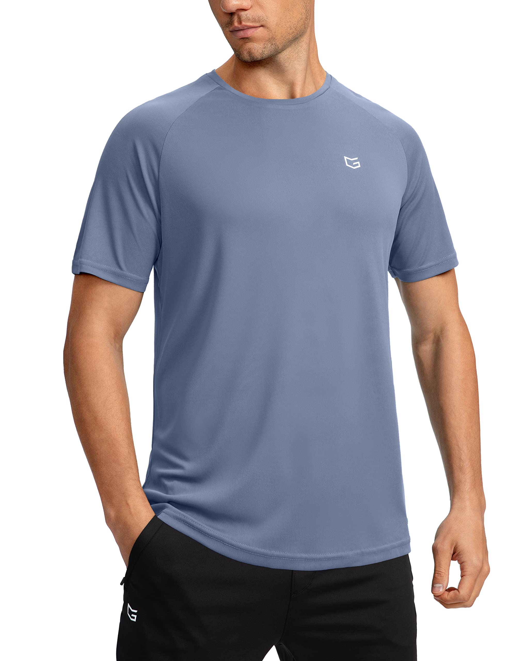 G Gradual Men's Workout Quick Dry T-Shirts Short Sleeve Lightweight Cooling Gym Shirts Tee for Running, Beach, Hiking