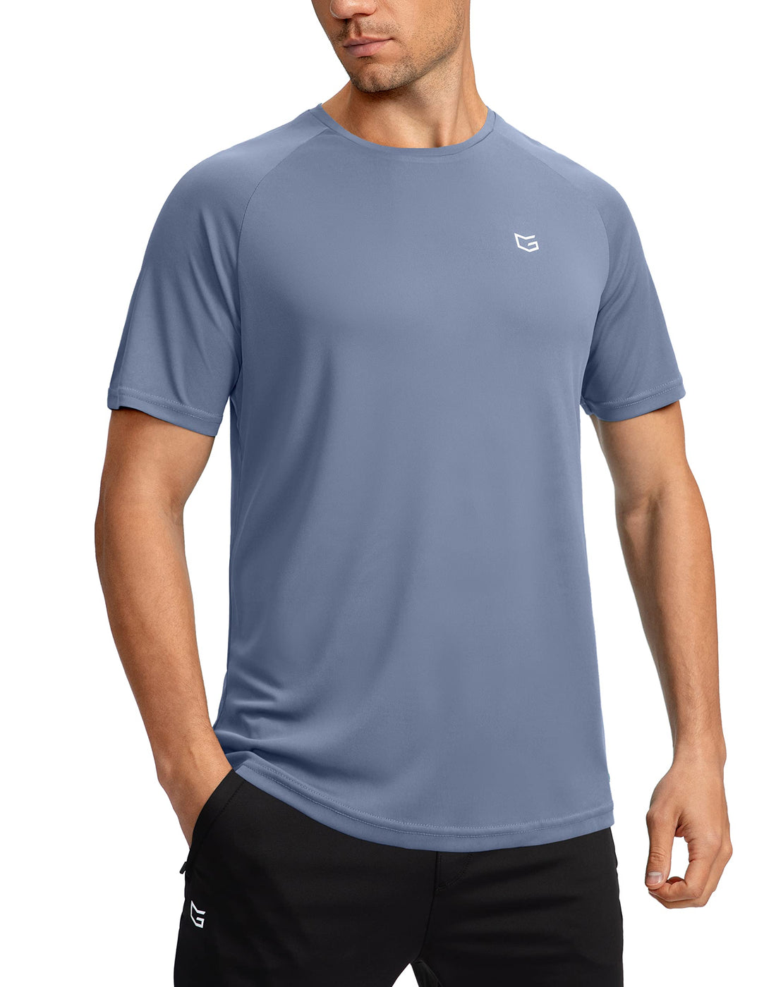 G Gradual Men's Workout Quick Dry T-Shirts Short Sleeve Lightweight Cooling Gym Shirts Tee for Running, Beach, Hiking