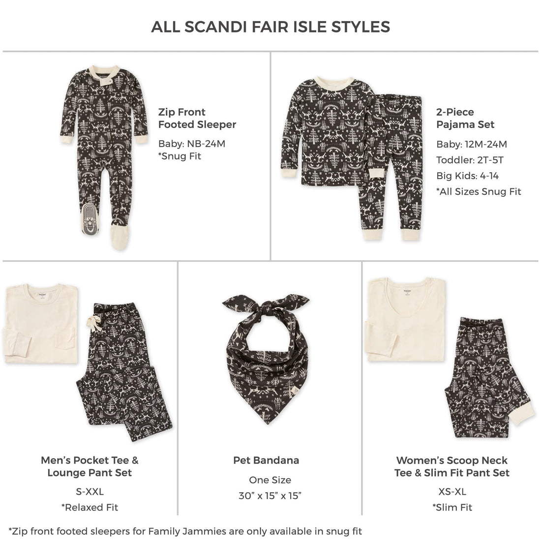 Burt's Bees Baby Matching Family Jammies, Organic Cotton, Holiday Pajamas
