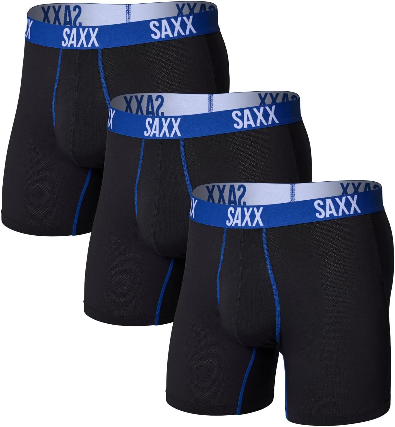 SAXX Underwear Co. Men's Core Performance Mesh Boxer Brief 3-Pack