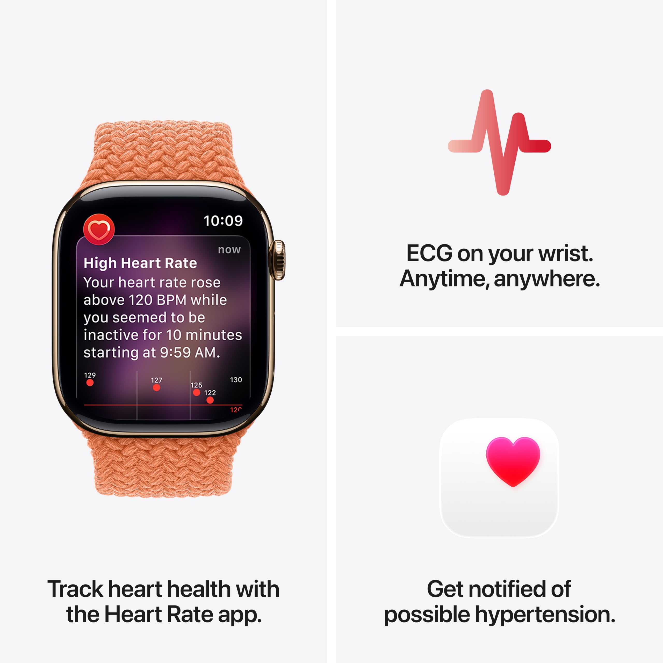 Apple Watch Series 11 [GPS 42mm] Smartwatch with Rose Gold Aluminum Case with Light Blush Sport Band - S/M. Sleep Score, Fitness Tracker, Health Monitoring, Always-On Display, Water Resistant