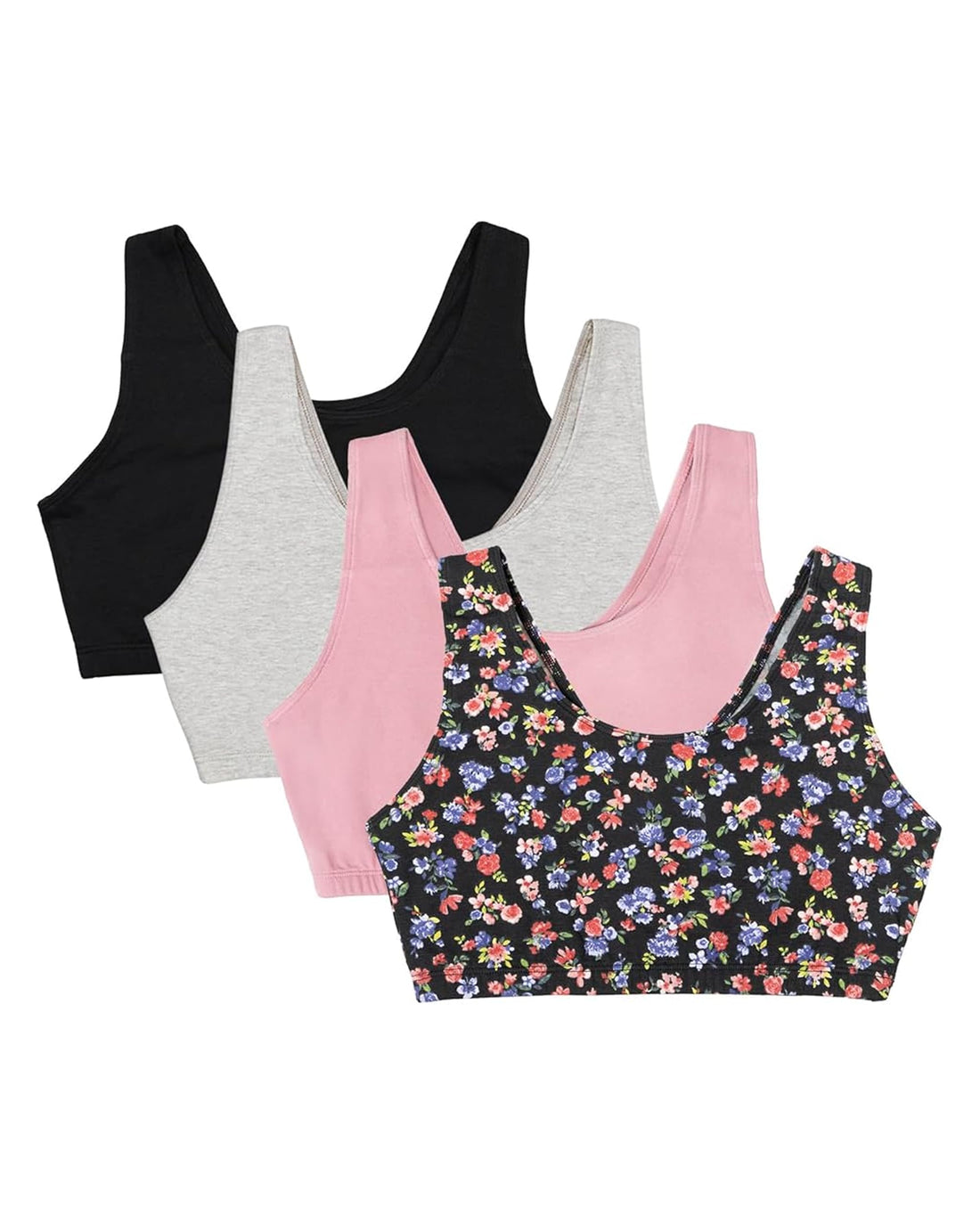Fruit of the Loom Women's Built Up Tank Style Sports Bra Value Pack