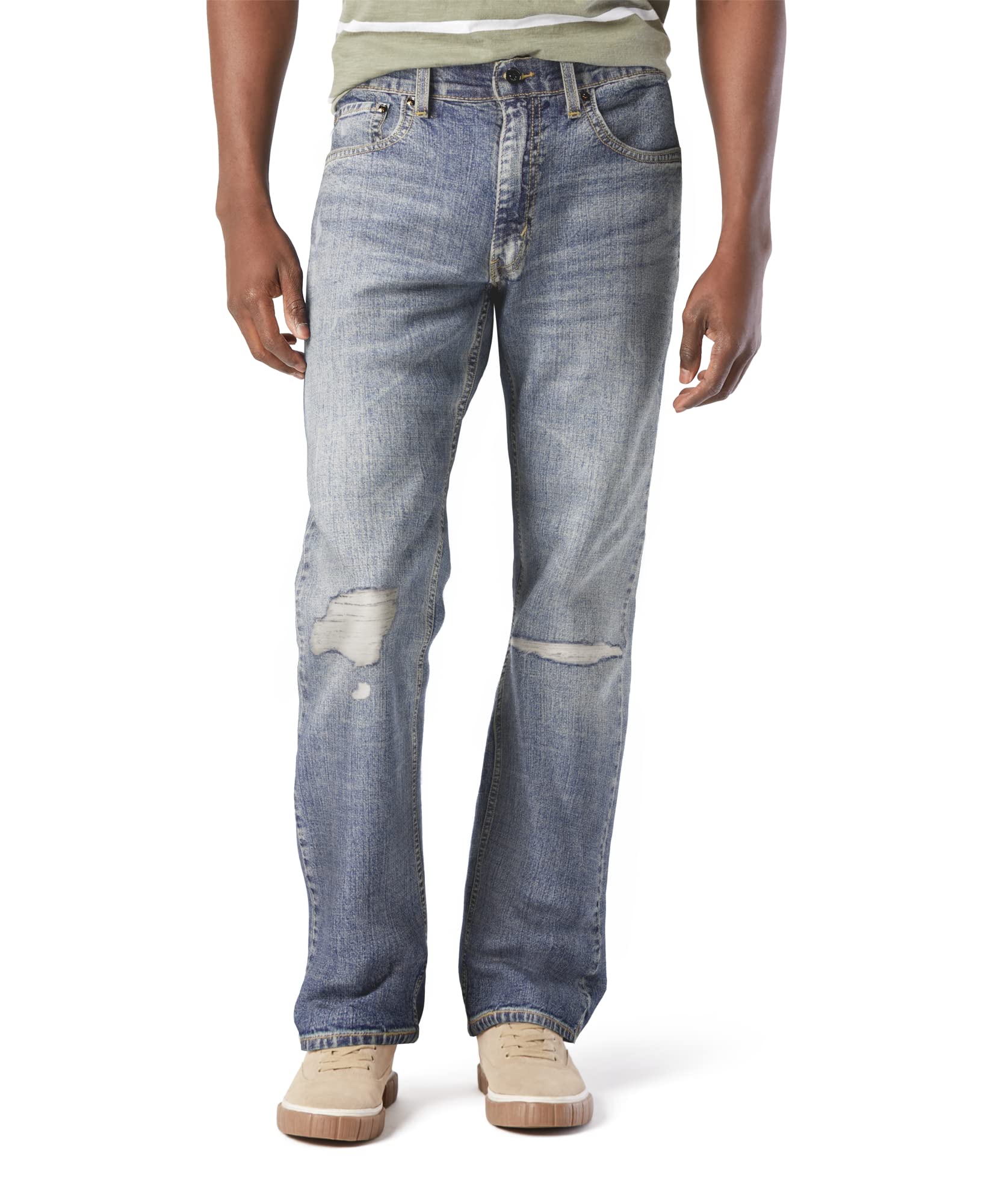 Levi Strauss Signature Gold Mens Relaxed Fit Flex Jeans (Available in Big & Tall)
