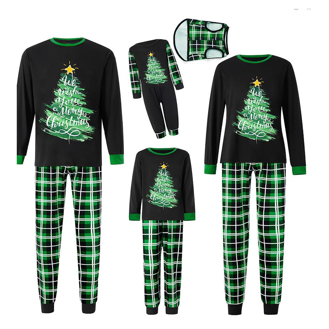 WephuPSho Christmas Family Matching Pajamas, Festive Xmas Jammies Sets for the Whole Family, Holiday Pjs Christmas