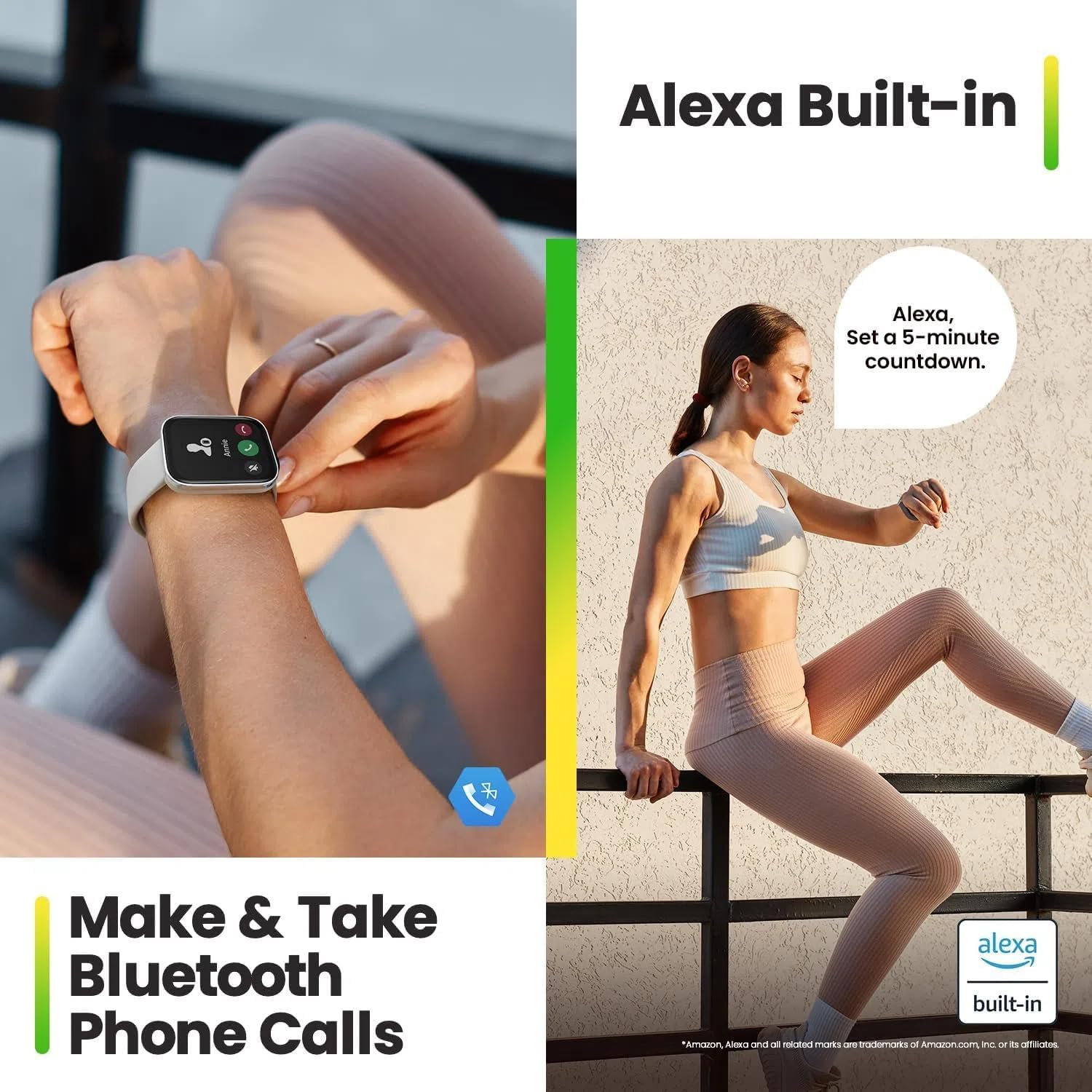 Amazfit Bip 5 Unity Smart Watch, 1.9" Screen, 11-Day Battery, iOS/Android