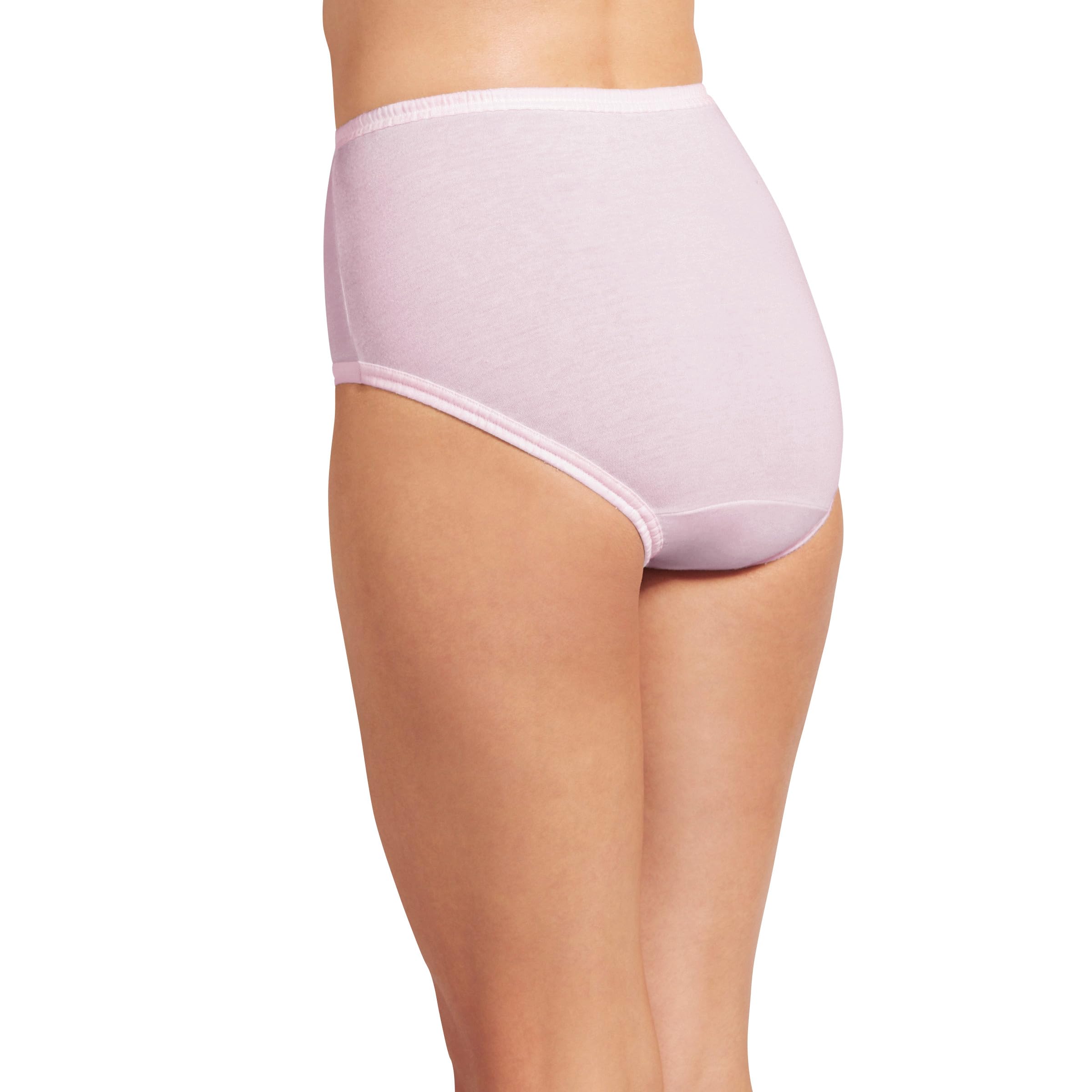 Jockey Women's Underwear 100% Cotton Elance Brief - 6 Pack