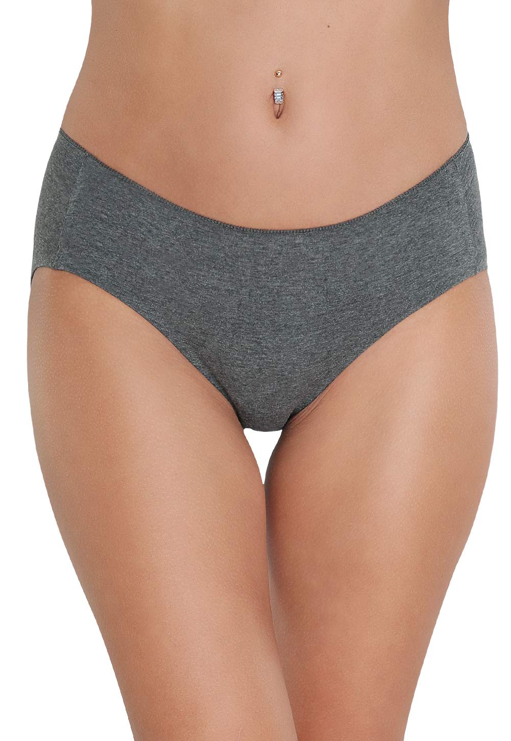 Altheanray Womens Underwear Cotton Underwear for Women Seamless Hipster Bikini Briefs Panties 6 Pack