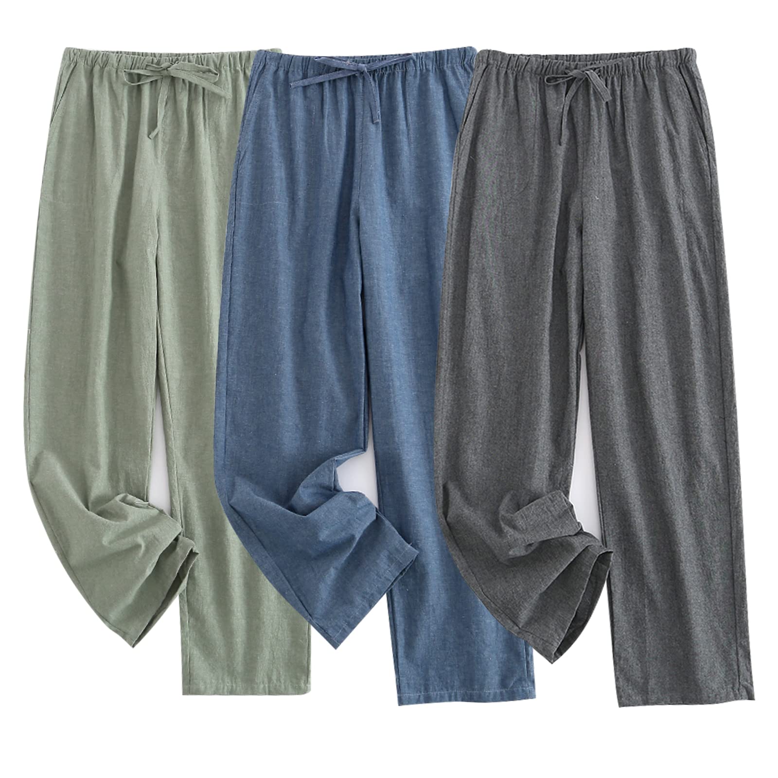 STMAHER Men's Plaid Pajama Pants Cotton Sleep Pants