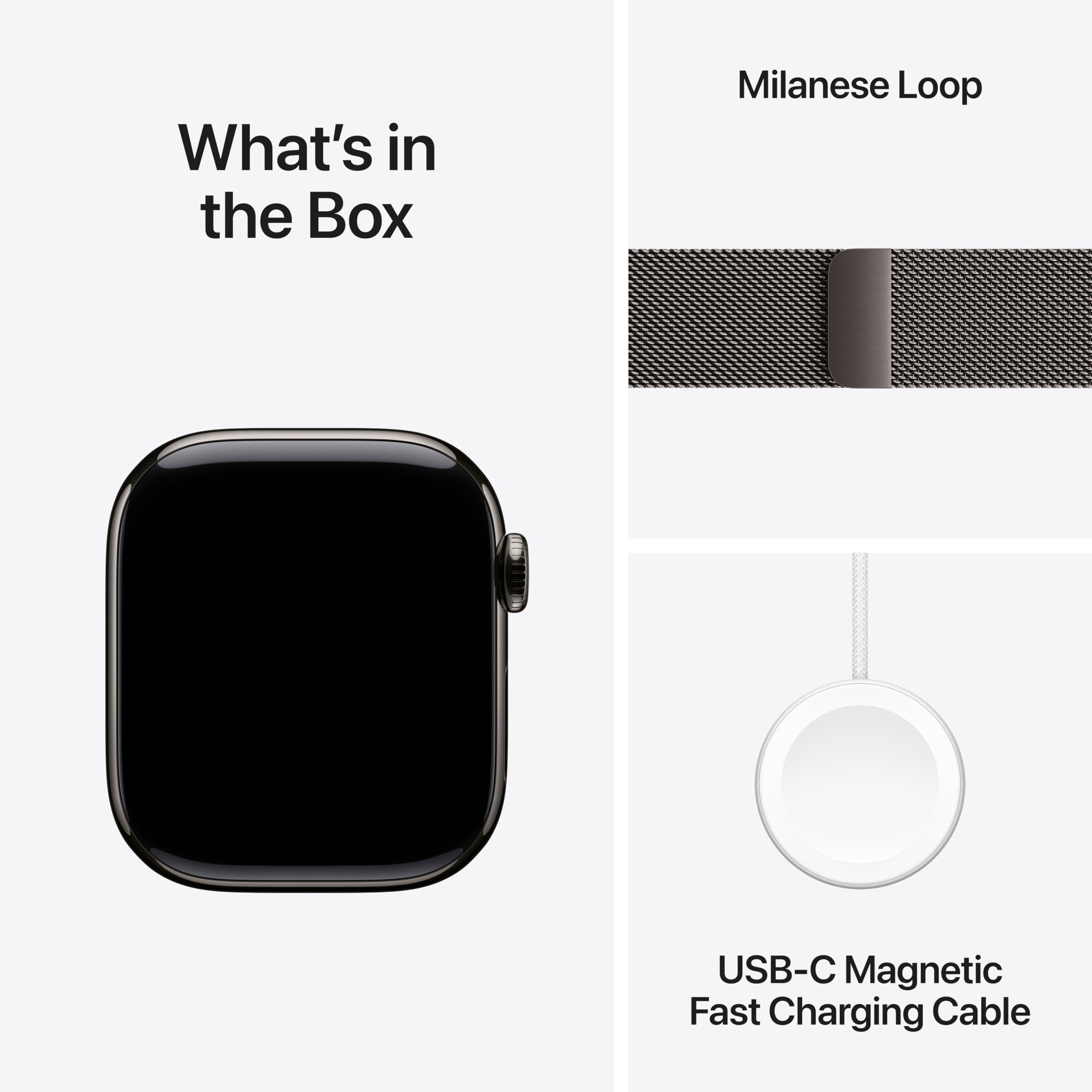 Apple Watch Series 10 [GPS 46mm case] Smartwatch with Jet Black Aluminum Case with Black Sport Band - M/L. Fitness Tracker, ECG App, Always-On Retina Display, Water Resistant