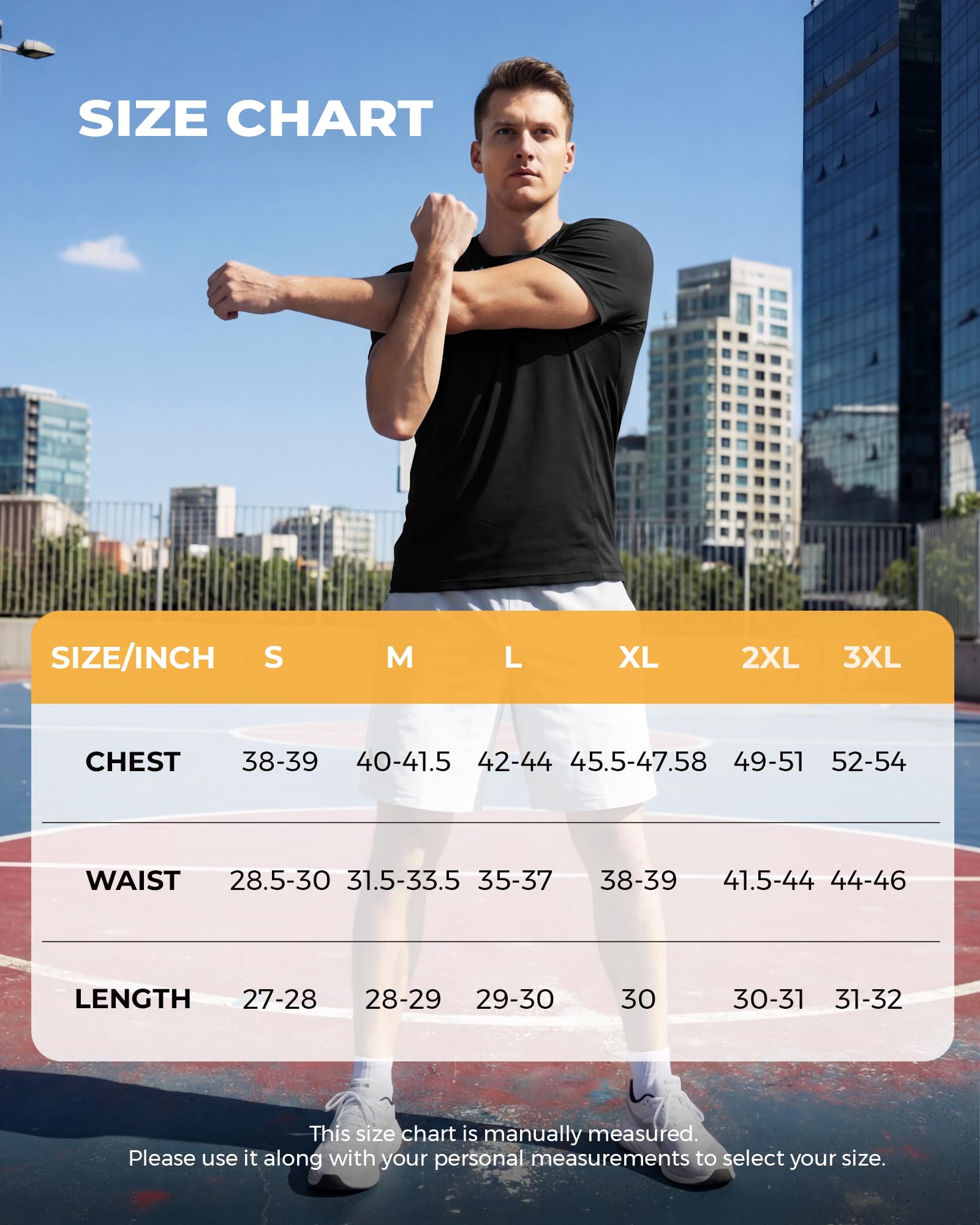 2 Pack Workout Shirts for Men - Casual Quick Dry Men's T-Shirts for Gym | Black Moisture Wicking Crew Neck Cooling Summer Short Sleeve Tees for Running Athletic