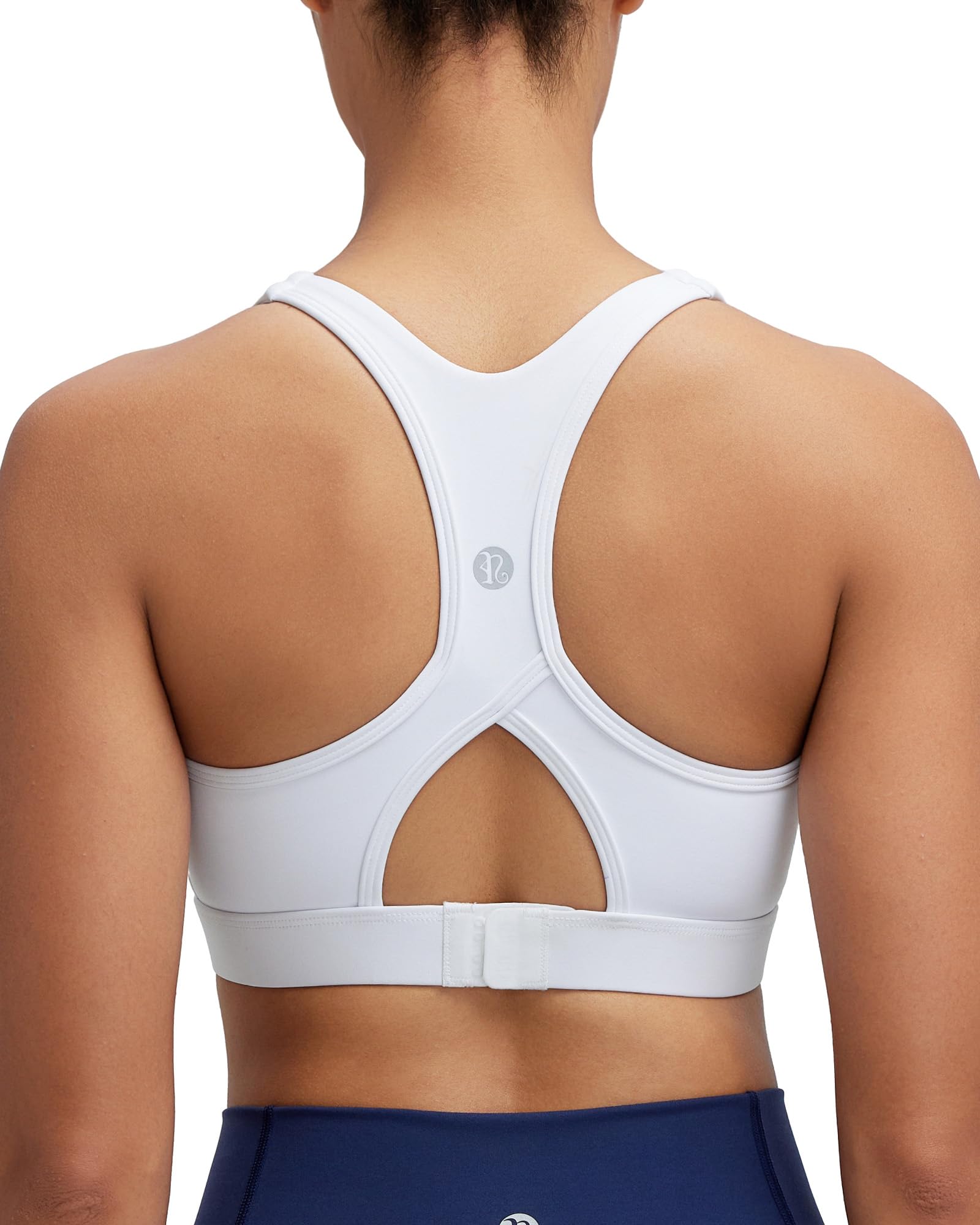 RUNNING GIRL Sports Bras for Women, Molded Cup High Impact Sports Bra Workout Bras for Women High Support Racerback