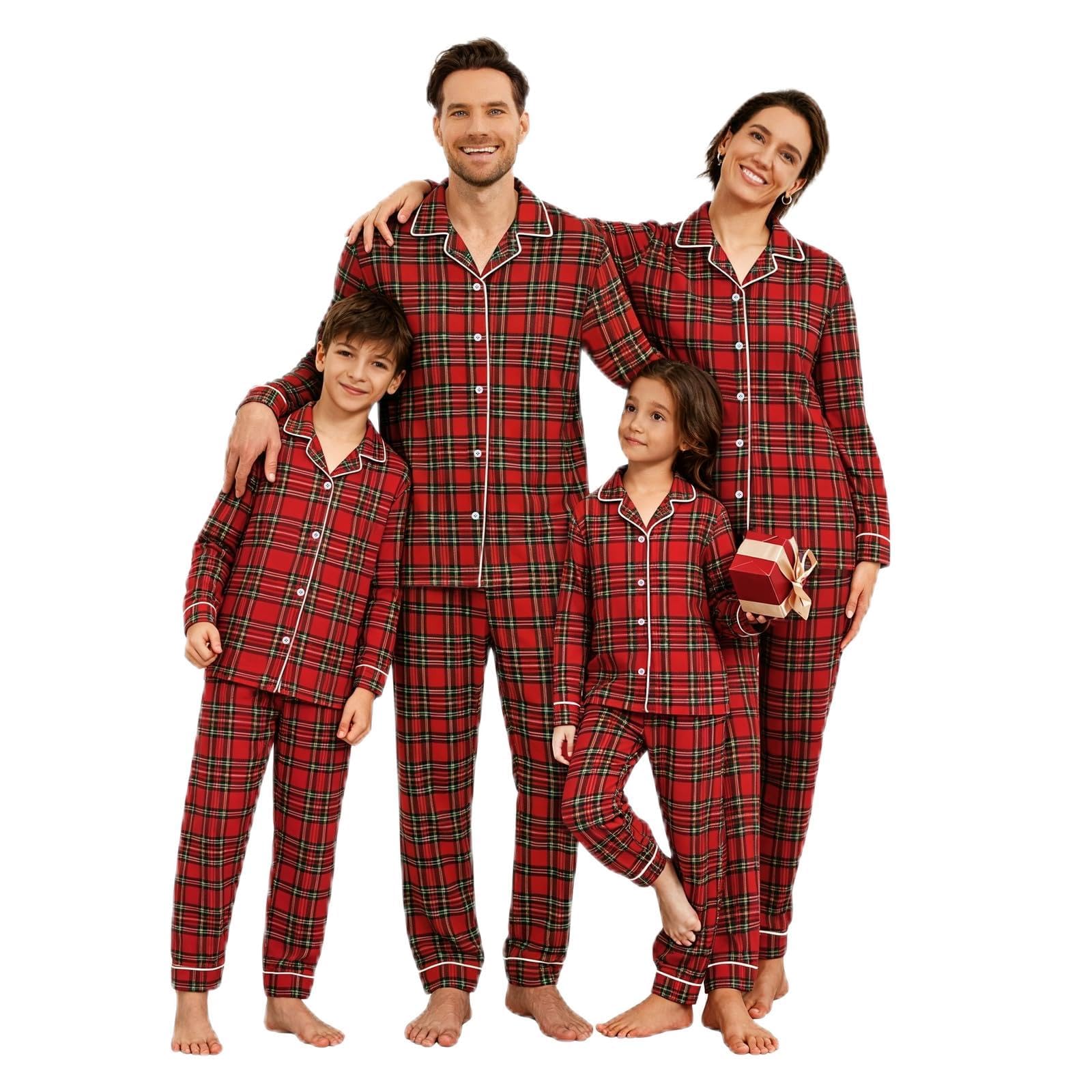 Family Christmas Pajamas Matching Sets Xmas Pjs