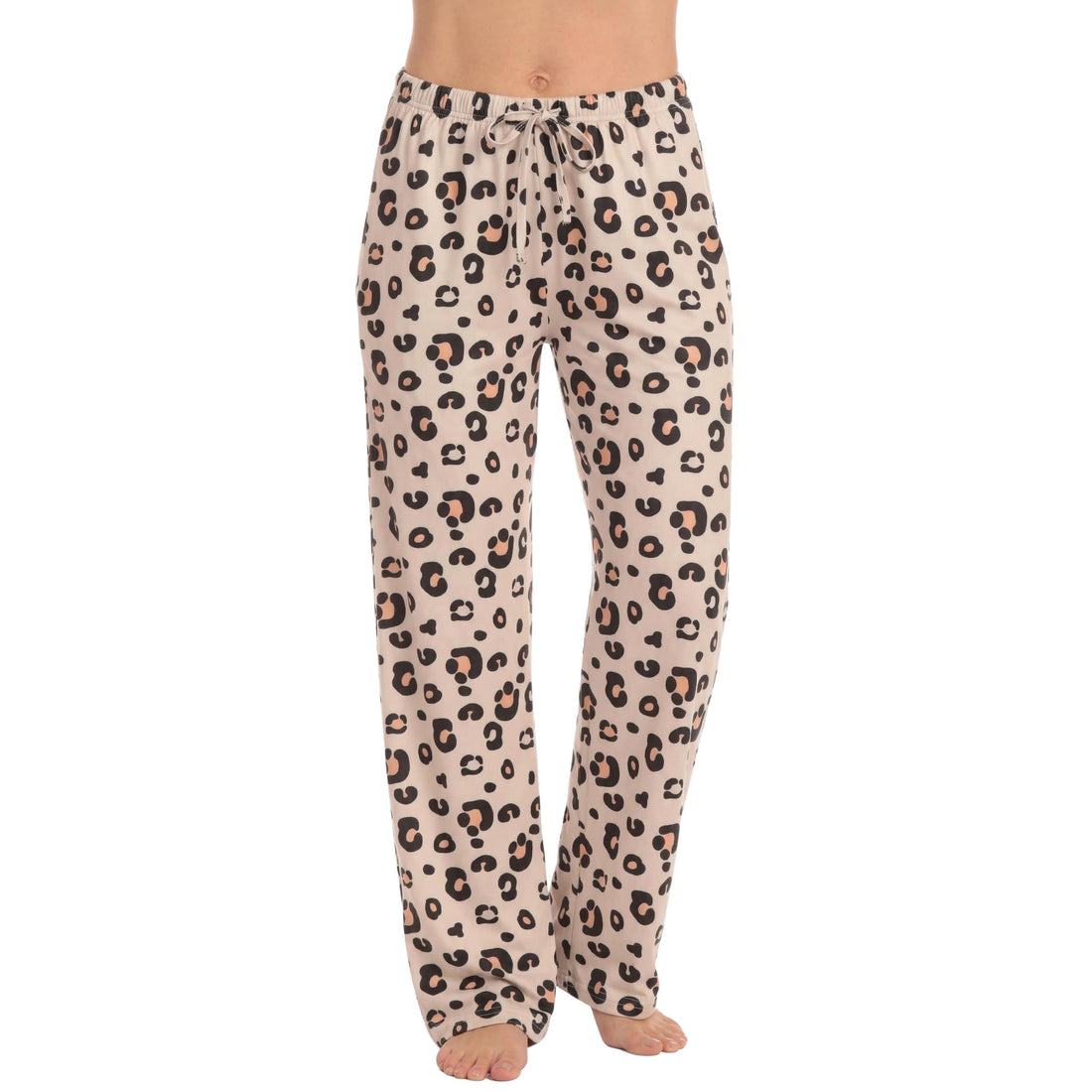 Just Love Women's Pajama Pants, Soft Stretch Jersey PJ Bottoms with Two Pockets, Elastic Waist and Drawstring