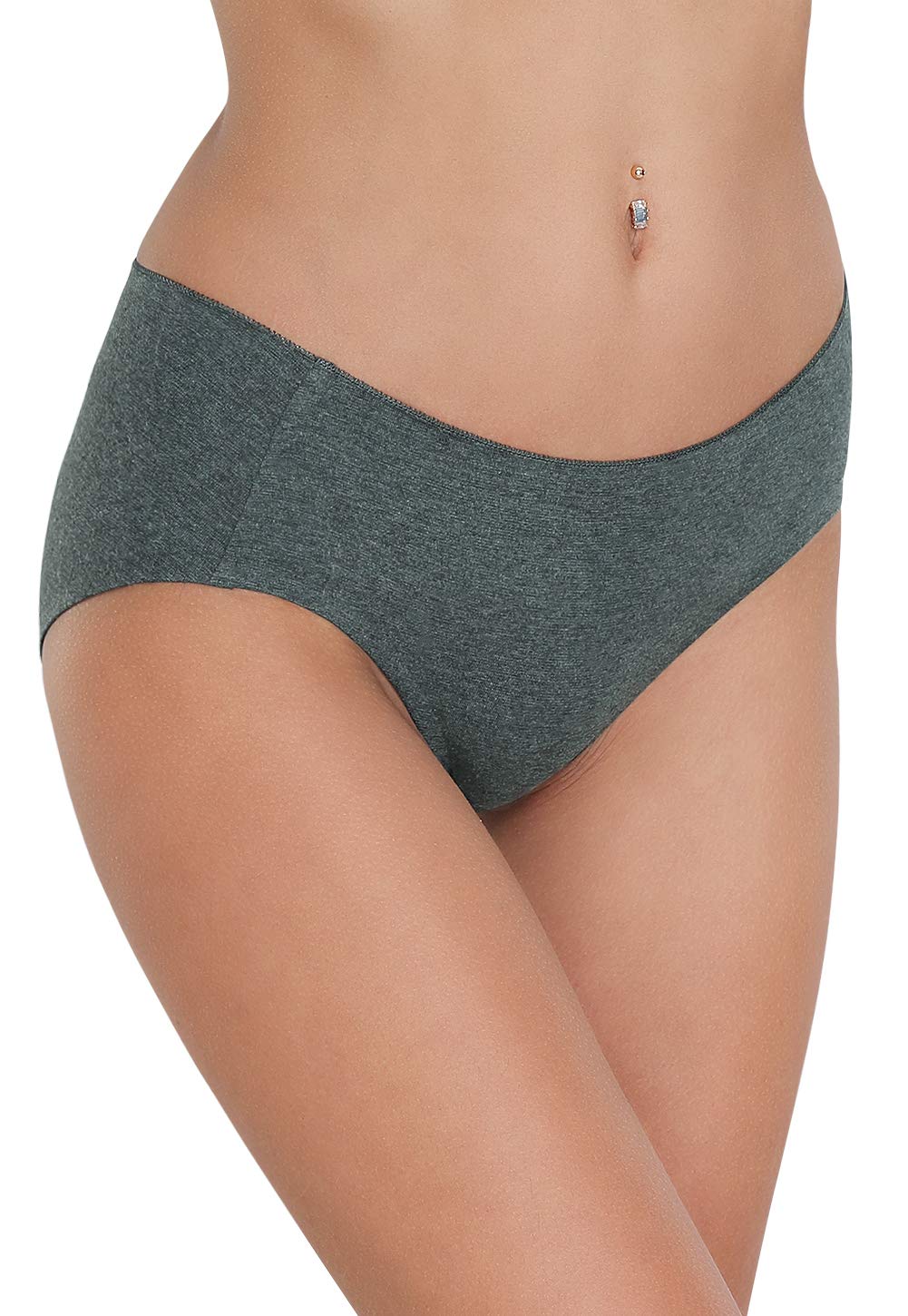 Altheanray Womens Underwear Cotton Underwear for Women Seamless Hipster Bikini Briefs Panties 6 Pack