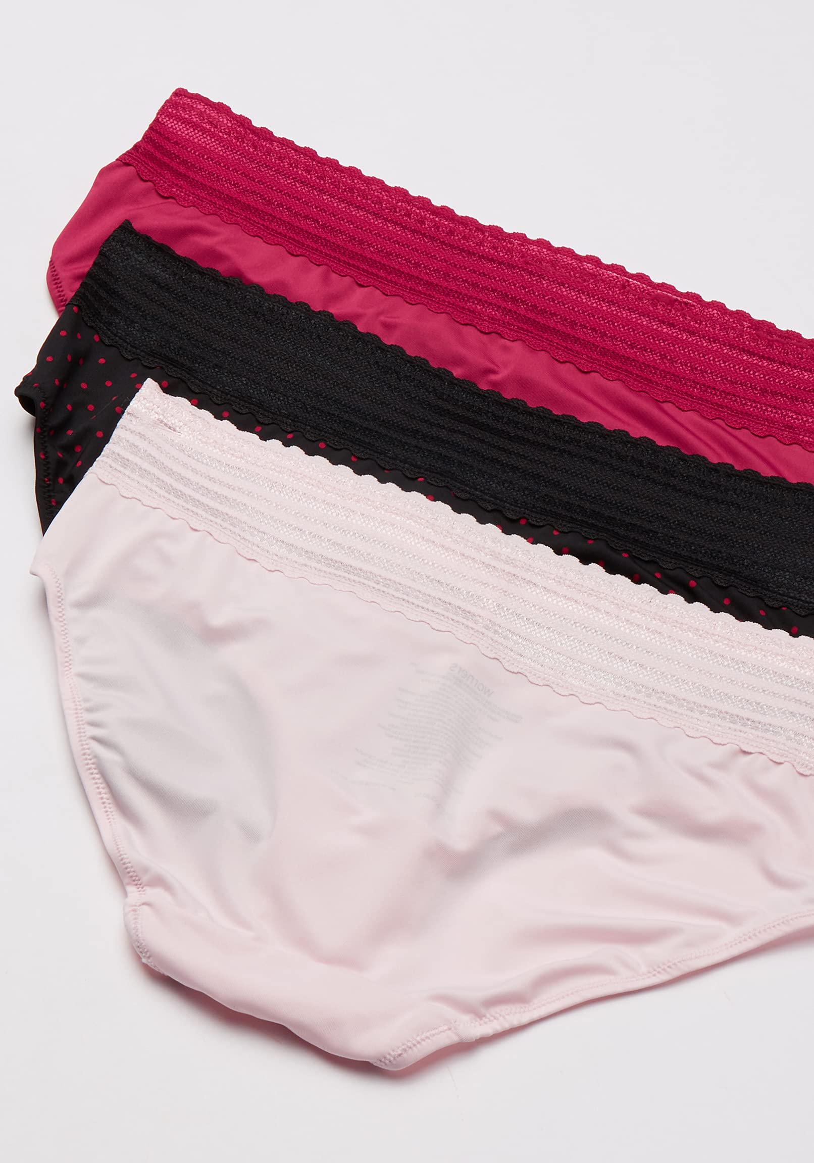 Warner's womens Blissful Benefits No Muffin 3 Pack Hipster Panties