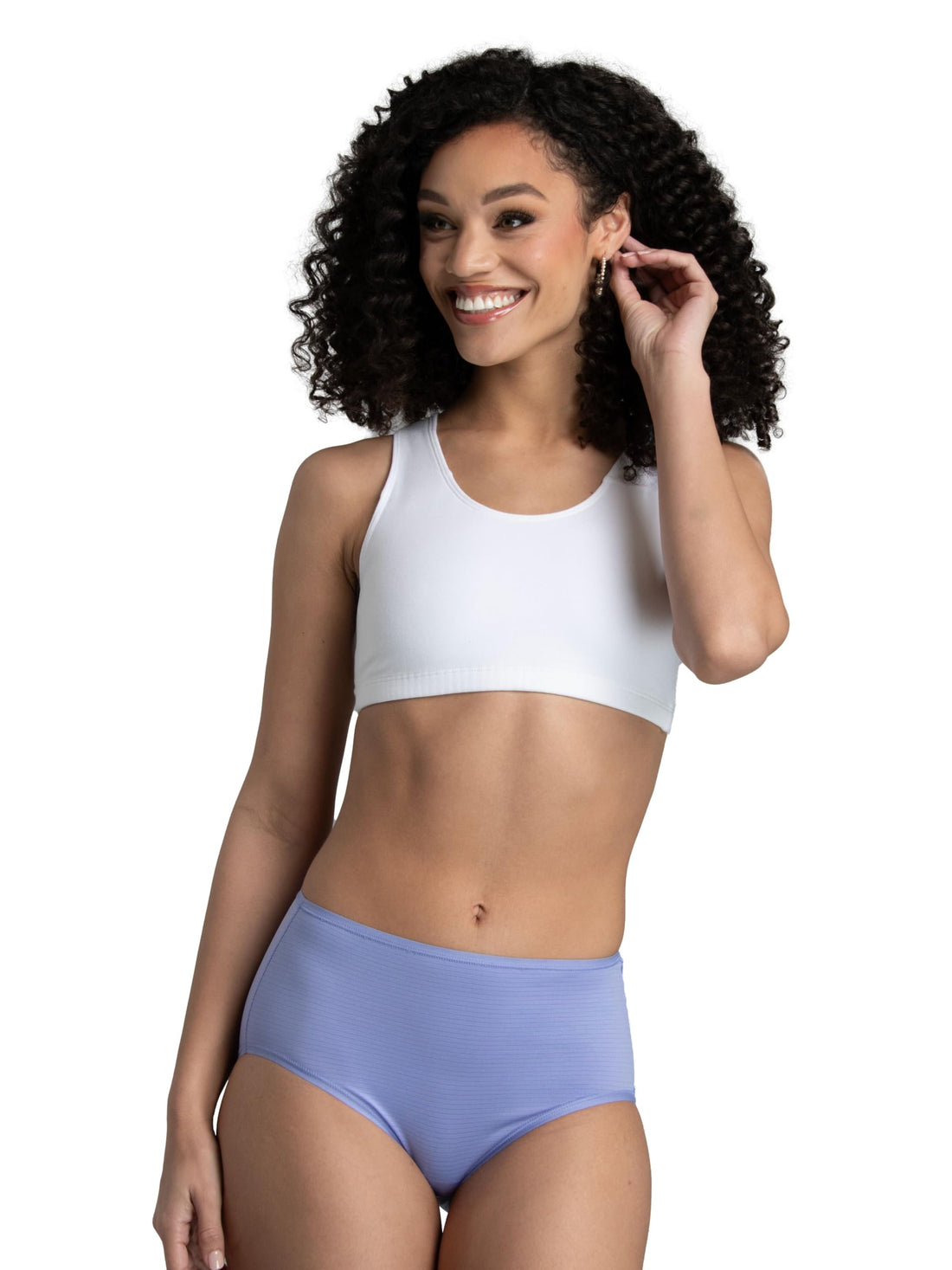 Fruit of the Loom womens Breathable Underwear, Moisture Wicking Keeps You Cool & Comfortable, Available in Plus Size